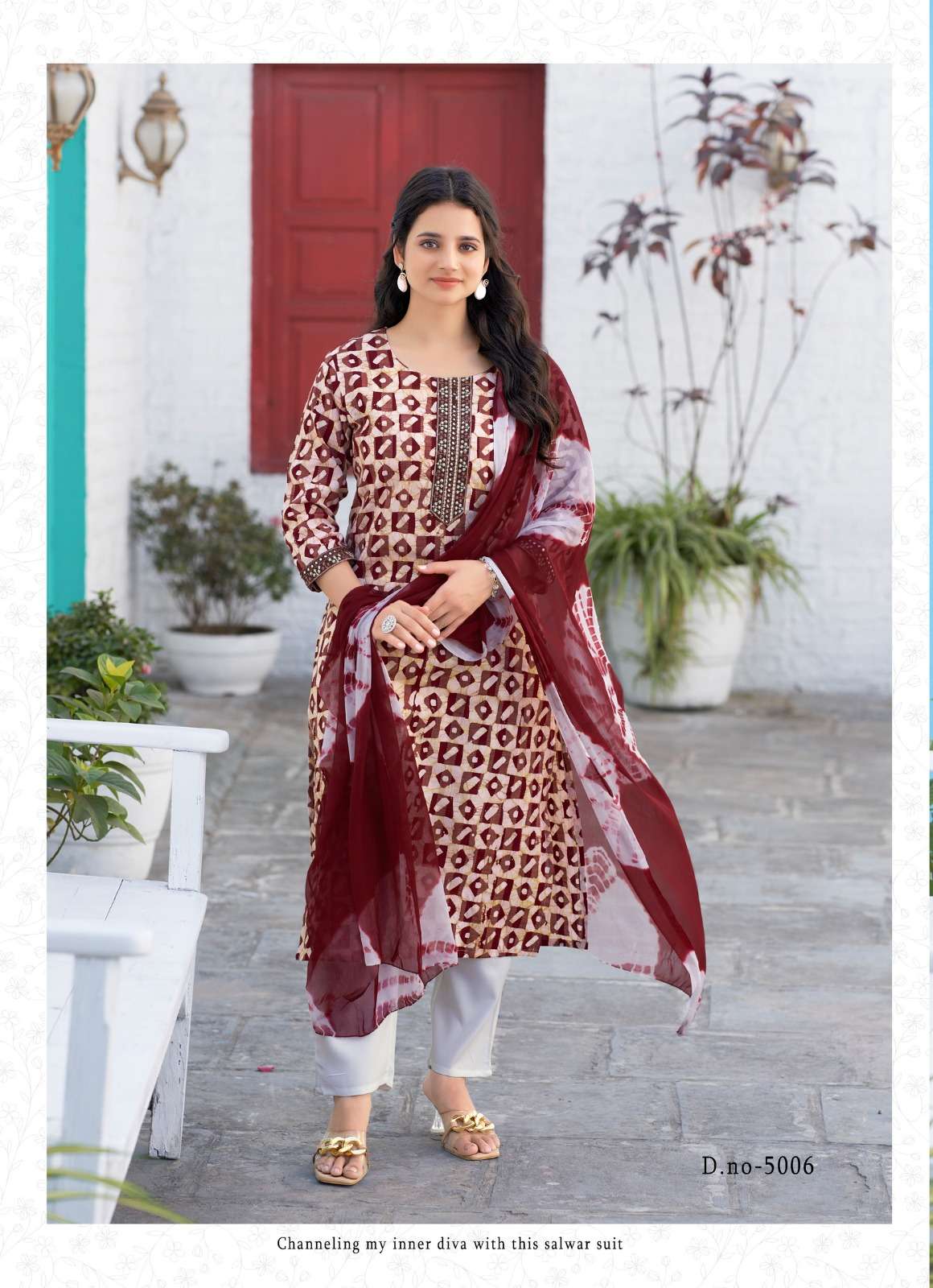 MYSTIC 9 NISHA VOL 4 COTTON BATIK PRINT FANCY KURTI COMBO SET 
