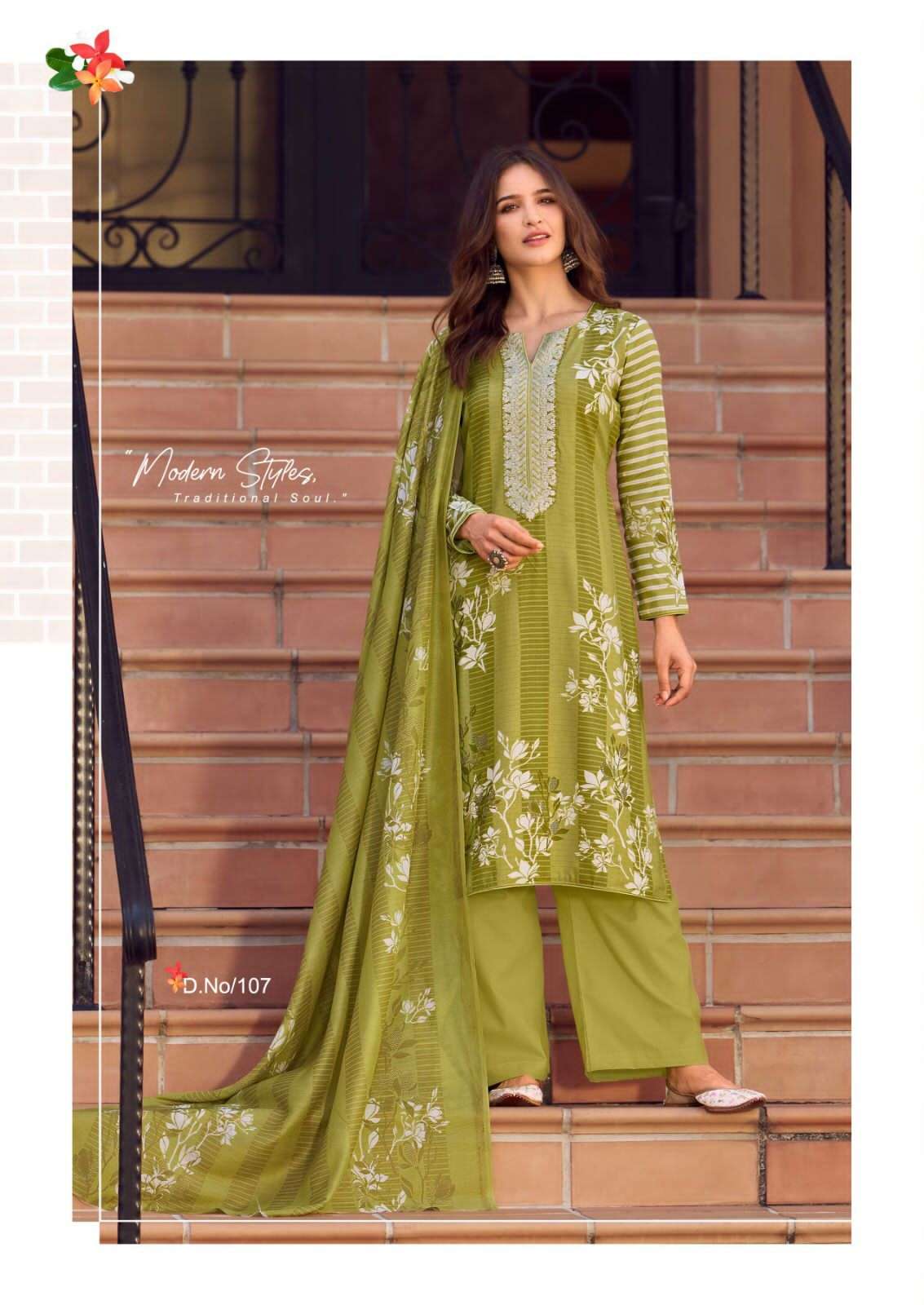 NISANKA LIFESTYLES AVATARA LAWN COTTON DIGITAL PRINT WITH FANCY WORK SUIT