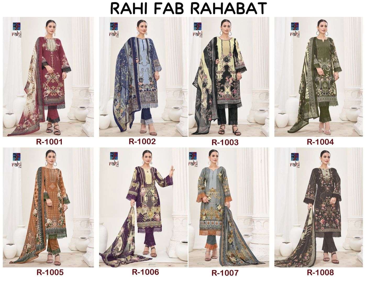  RAHI FAB RAHABAT VOL 1 LAWN COTTON DIGITAL PRINTED SUIT