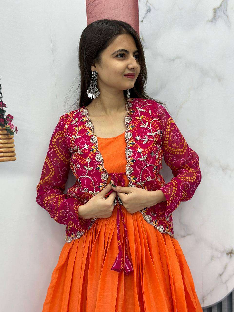 RAM 042 FANCY SHADED FABRIC GOWN WITH JACKET 