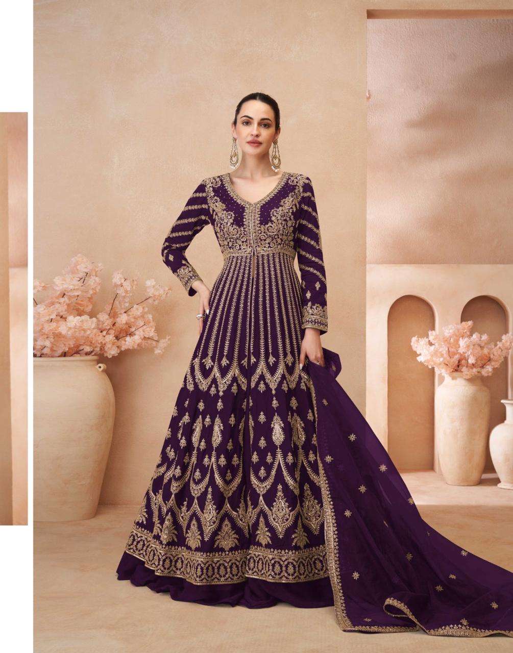 SAYURI DESIGNER NAARI HEAVY DESIGNER PARTY WEAR GOWN DRESS