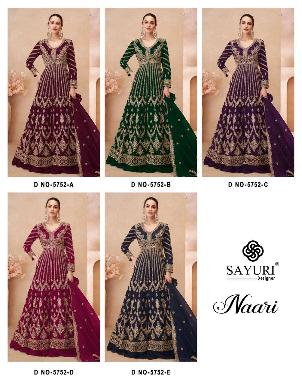 SAYURI DESIGNER NAARI HEAVY DESIGNER PARTY WEAR GOWN DRESS
