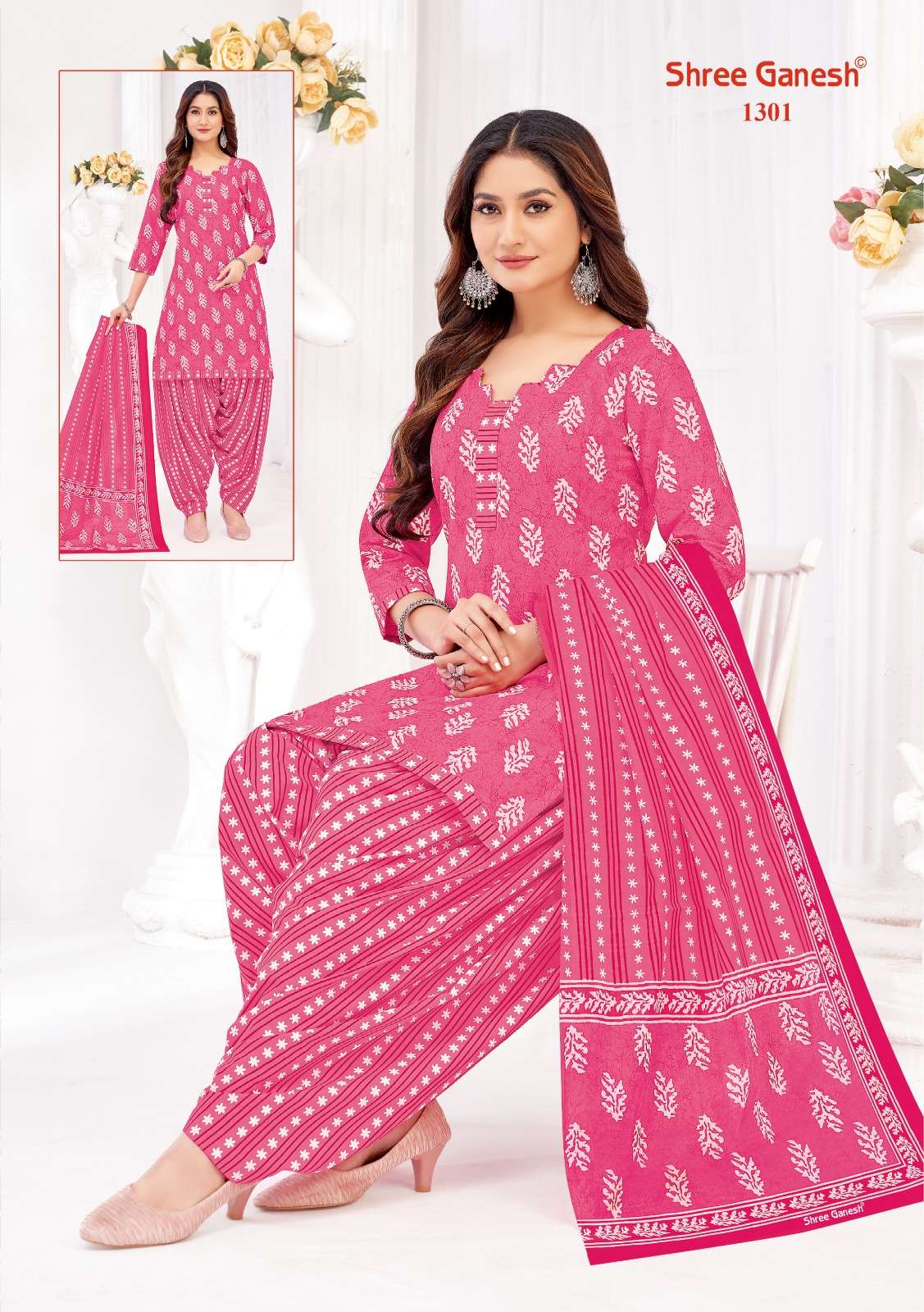 SHREE GANESH PARIDHAN BATIK PATIYALA SPECIAL VOL 3 COTTON SALWAR SUIT