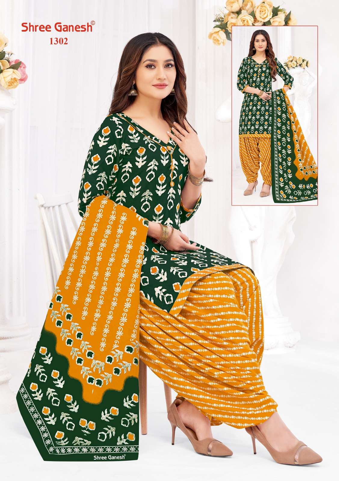 SHREE GANESH PARIDHAN BATIK PATIYALA SPECIAL VOL 3 COTTON SALWAR SUIT