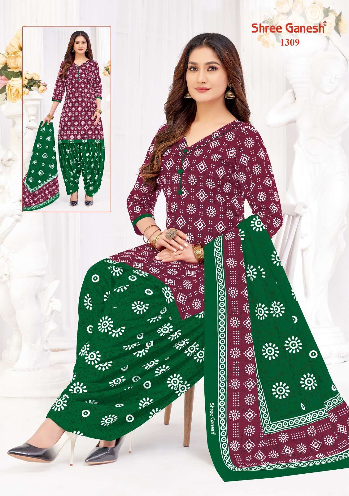 SHREE GANESH PARIDHAN BATIK PATIYALA SPECIAL VOL 3 COTTON SALWAR SUIT