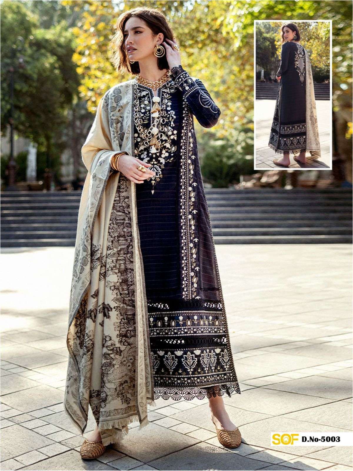 SHREE OM FAB SAIRA RIZWAN VOL 5 LAWN COTTON DIGITAL PRINT SUIT