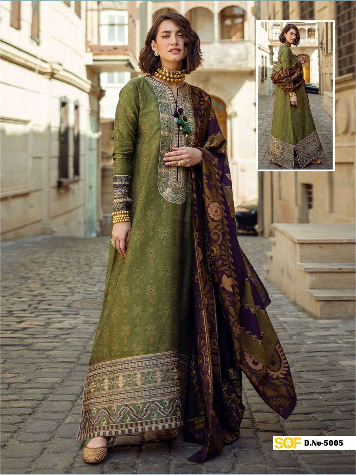 SHREE OM FAB SAIRA RIZWAN VOL 5 LAWN COTTON DIGITAL PRINT SUIT