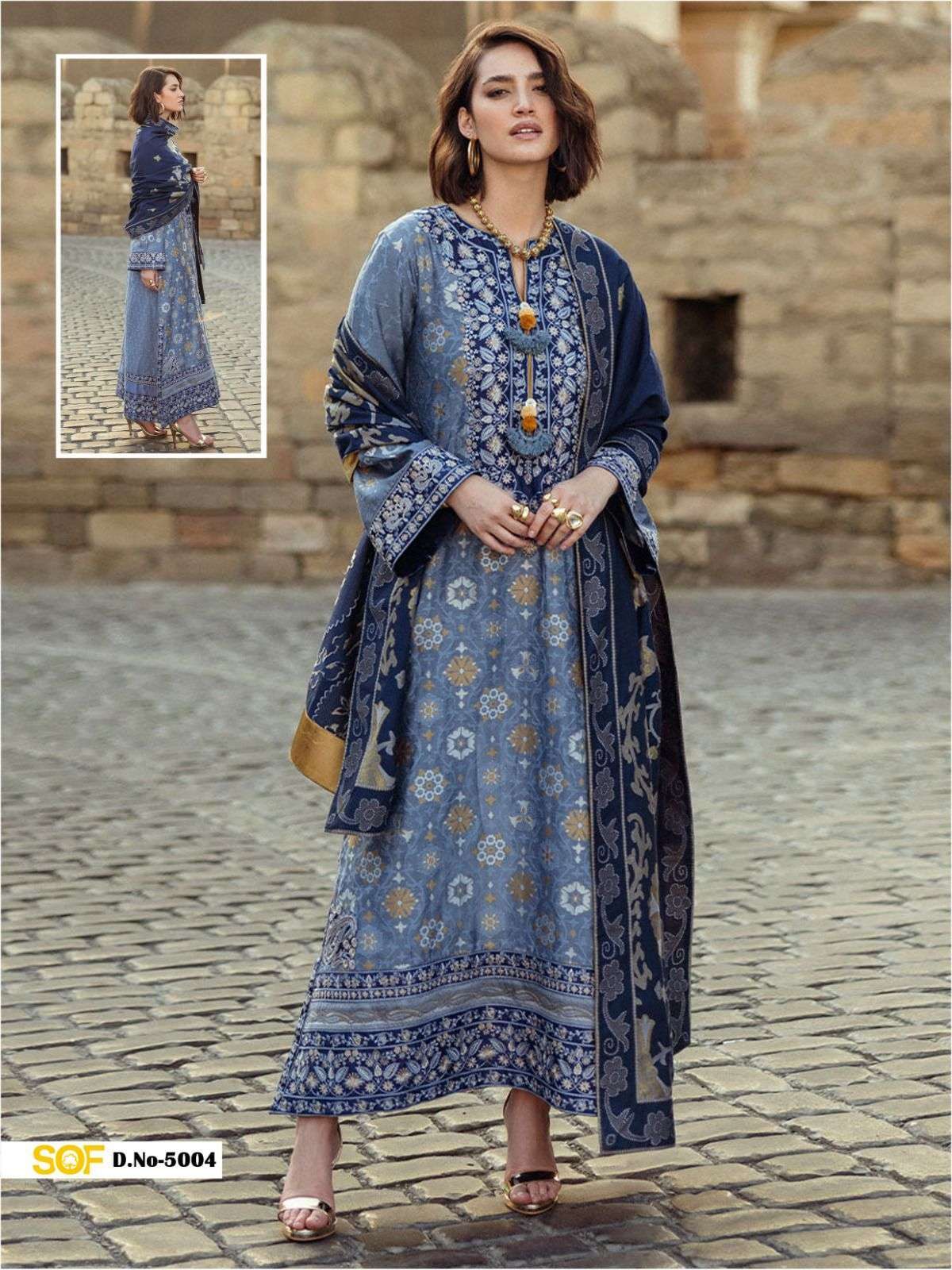 SHREE OM FAB SAIRA RIZWAN VOL 5 LAWN COTTON DIGITAL PRINT SUIT