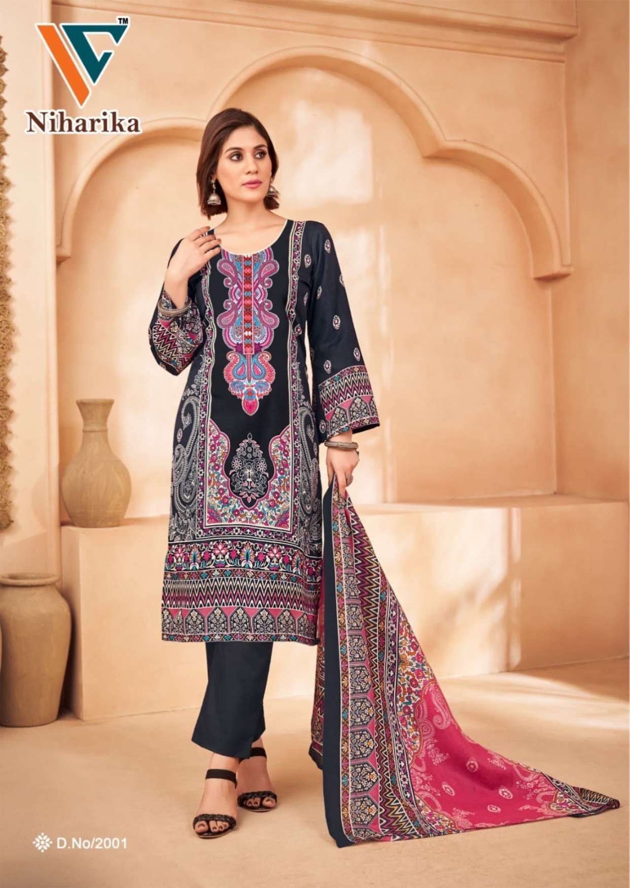VANDANA‎‎‎‎ CREATION NIHARIKA VOL 2 COTTON DIGITAL PRINTS SALWAR SUIT