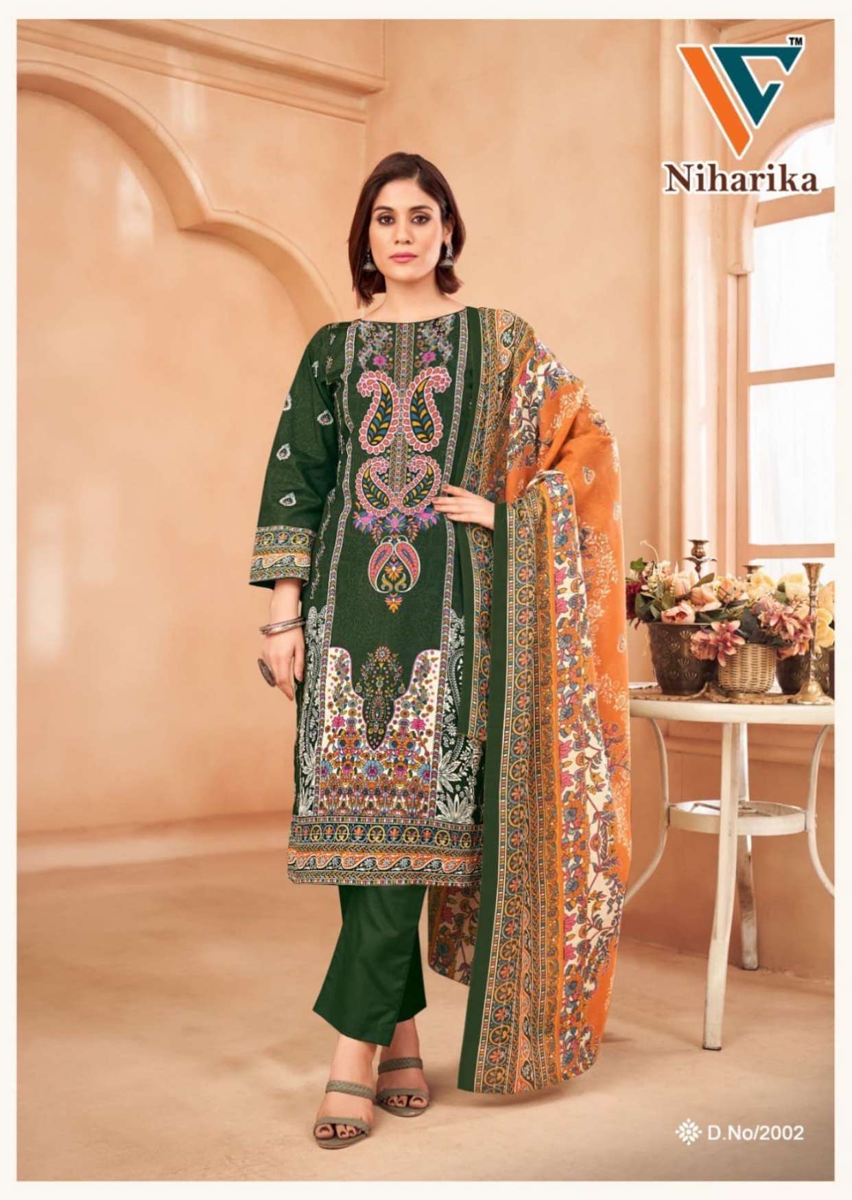 VANDANA‎‎‎‎ CREATION NIHARIKA VOL 2 COTTON DIGITAL PRINTS SALWAR SUIT