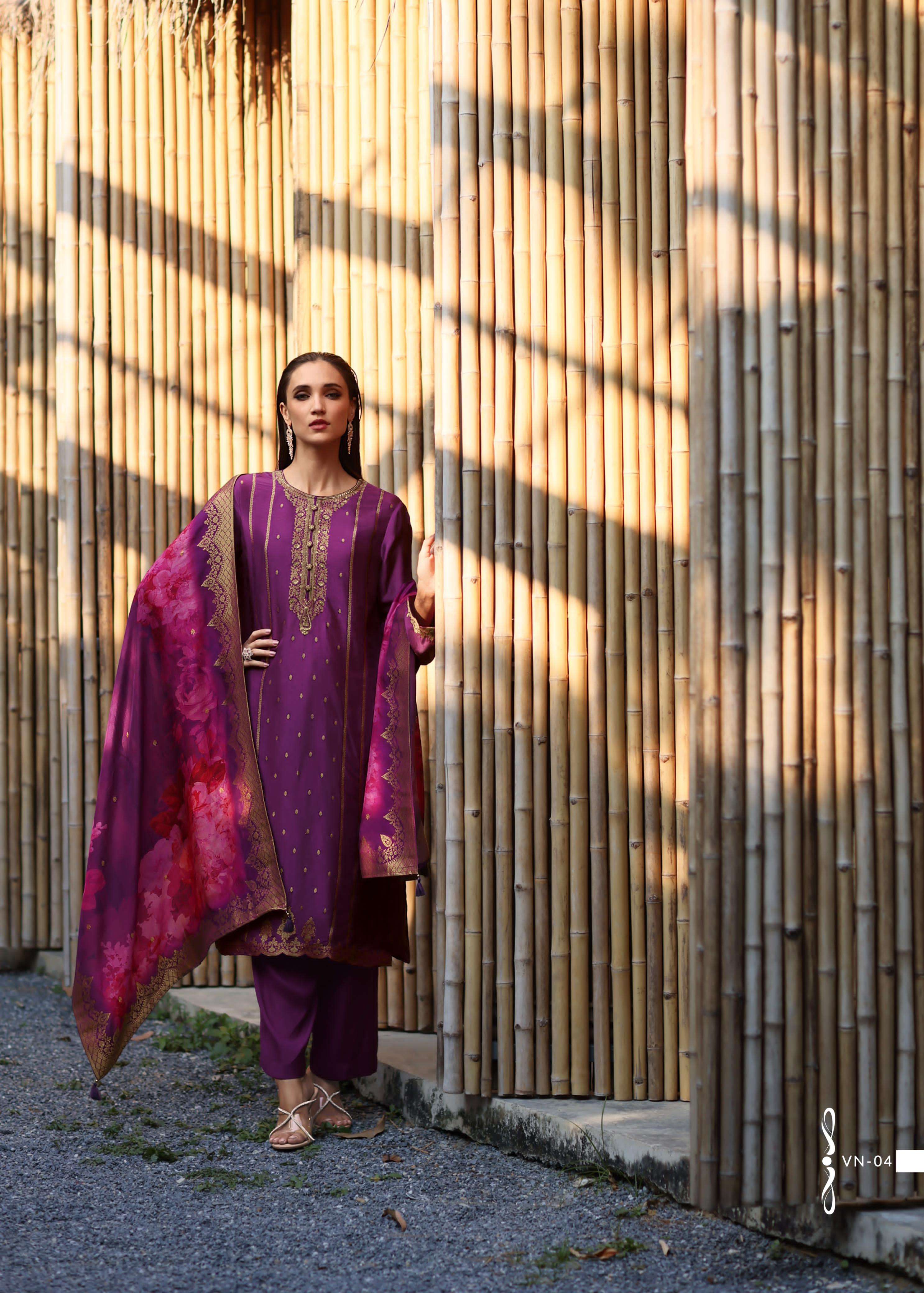 VARSHA VANYA SILK DESIGNER HEAVY TRADITIONAL WEAR SUIT