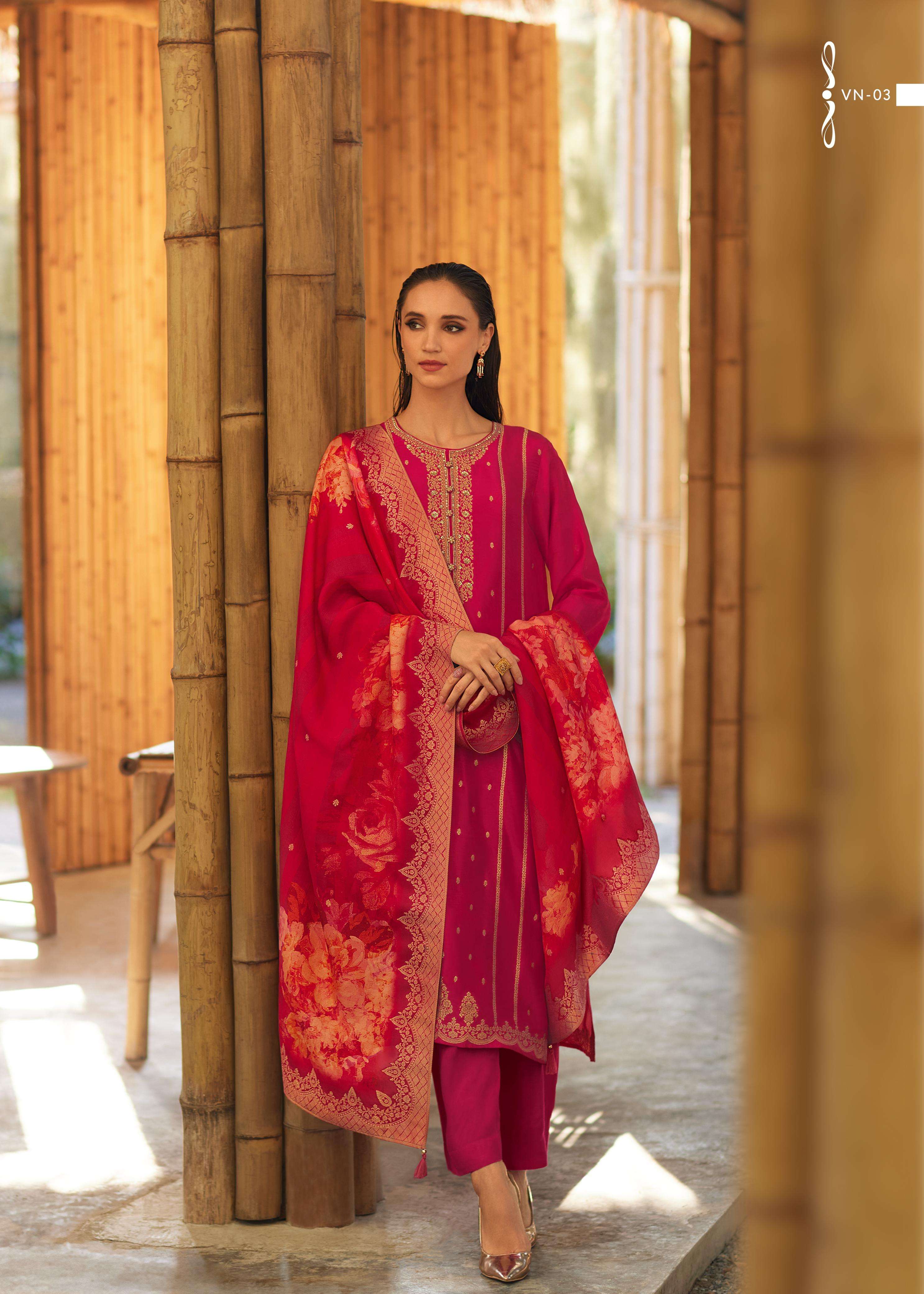 VARSHA VANYA SILK DESIGNER HEAVY TRADITIONAL WEAR SUIT