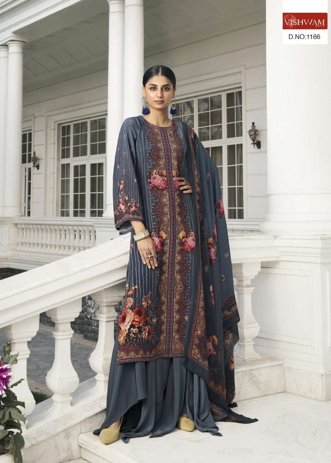 VISHWAM FABRICS CAFE LATTE SERIES CRAPE DRESS