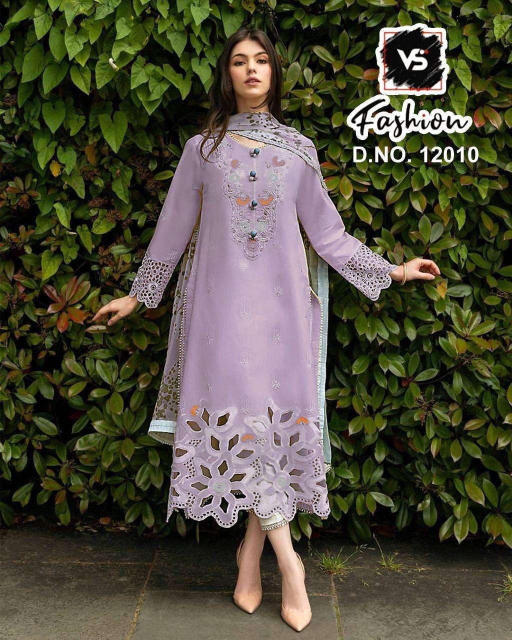 VS FASHION D NO 12010 GEORGETTE BEAUTIFUL DESIGNER PAKISTANI SUIT