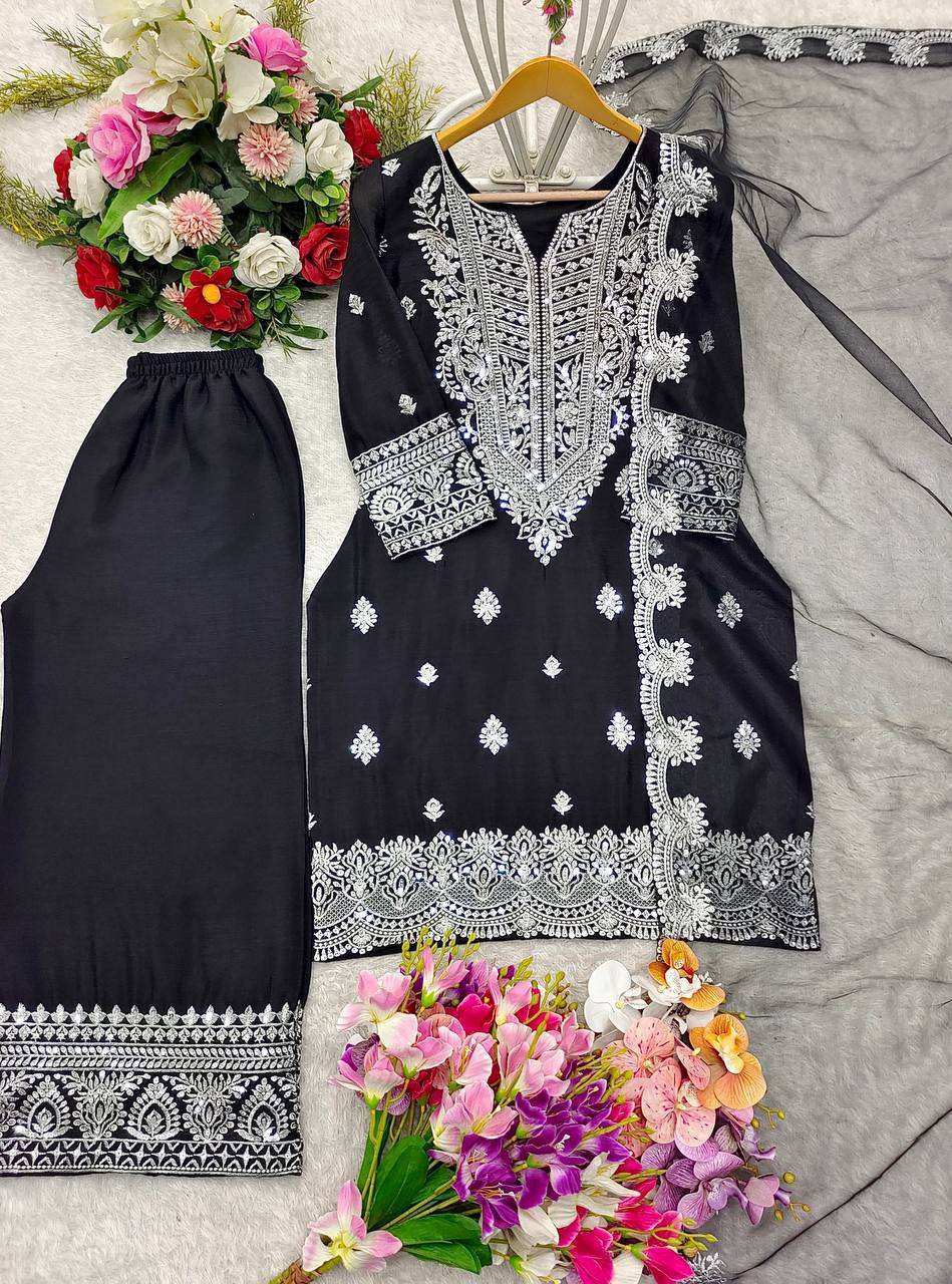 WW 1148 SILK HEAVY SEQUENCE DESIGNER PAKISTANI STYLE SUIT