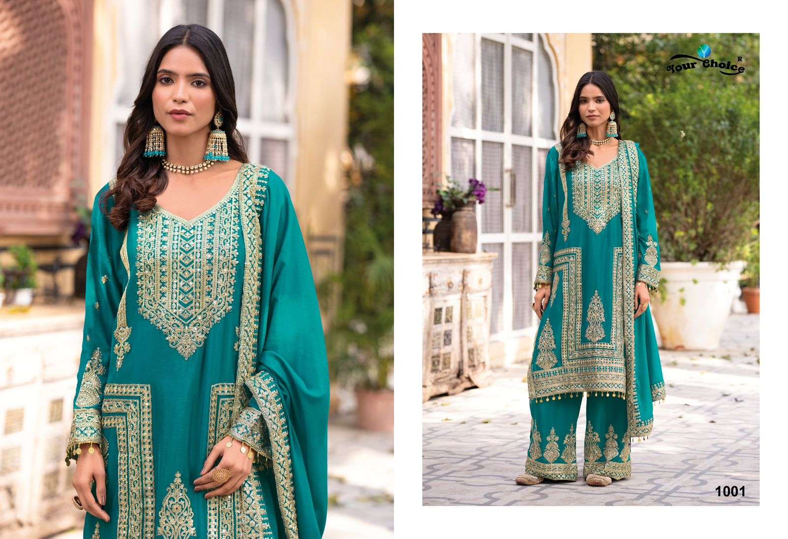 YOUR CHOICE ICON HEAVY DESIGNER LOOK FESTIVE WEAR SUIT