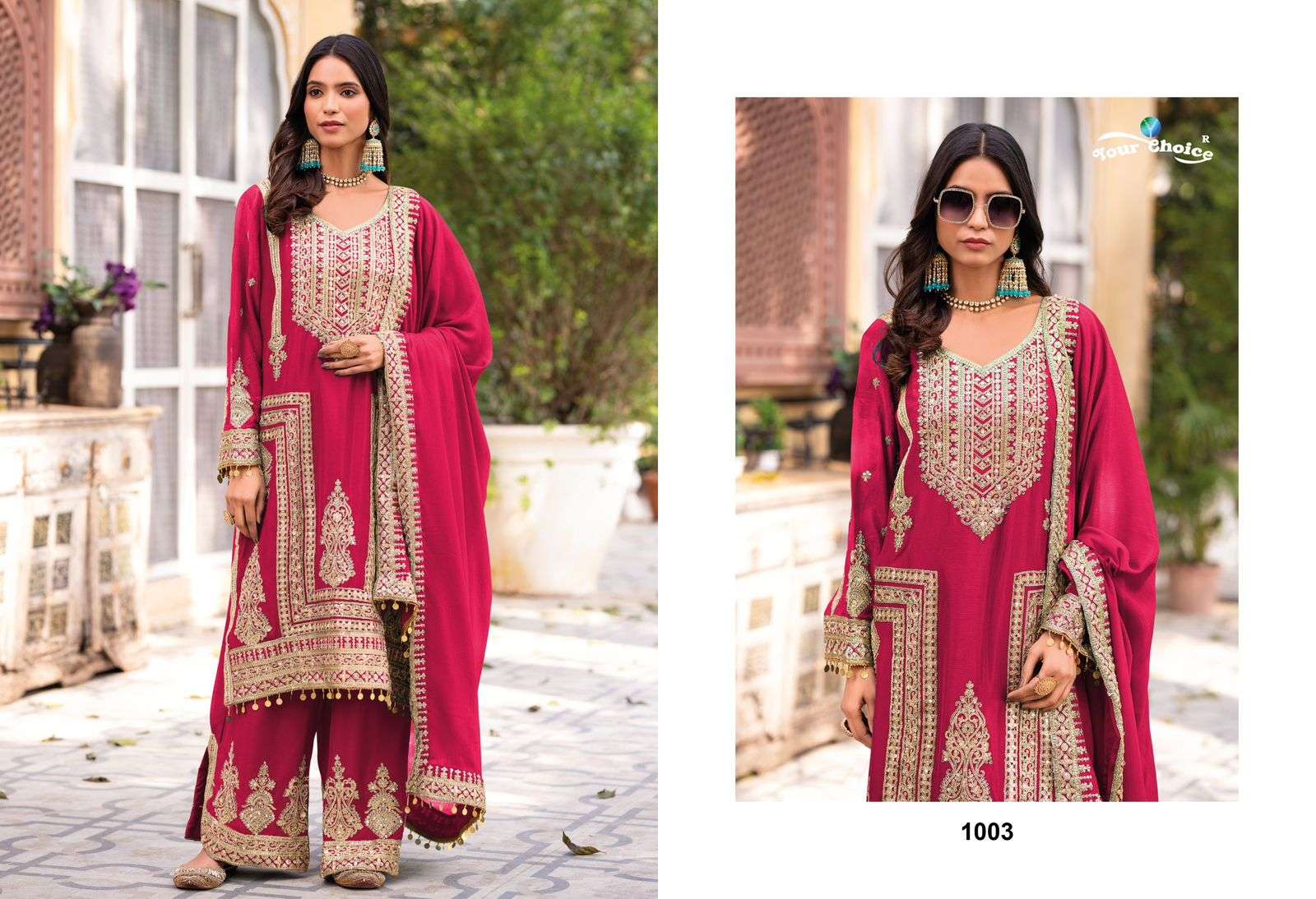 YOUR CHOICE ICON HEAVY DESIGNER LOOK FESTIVE WEAR SUIT