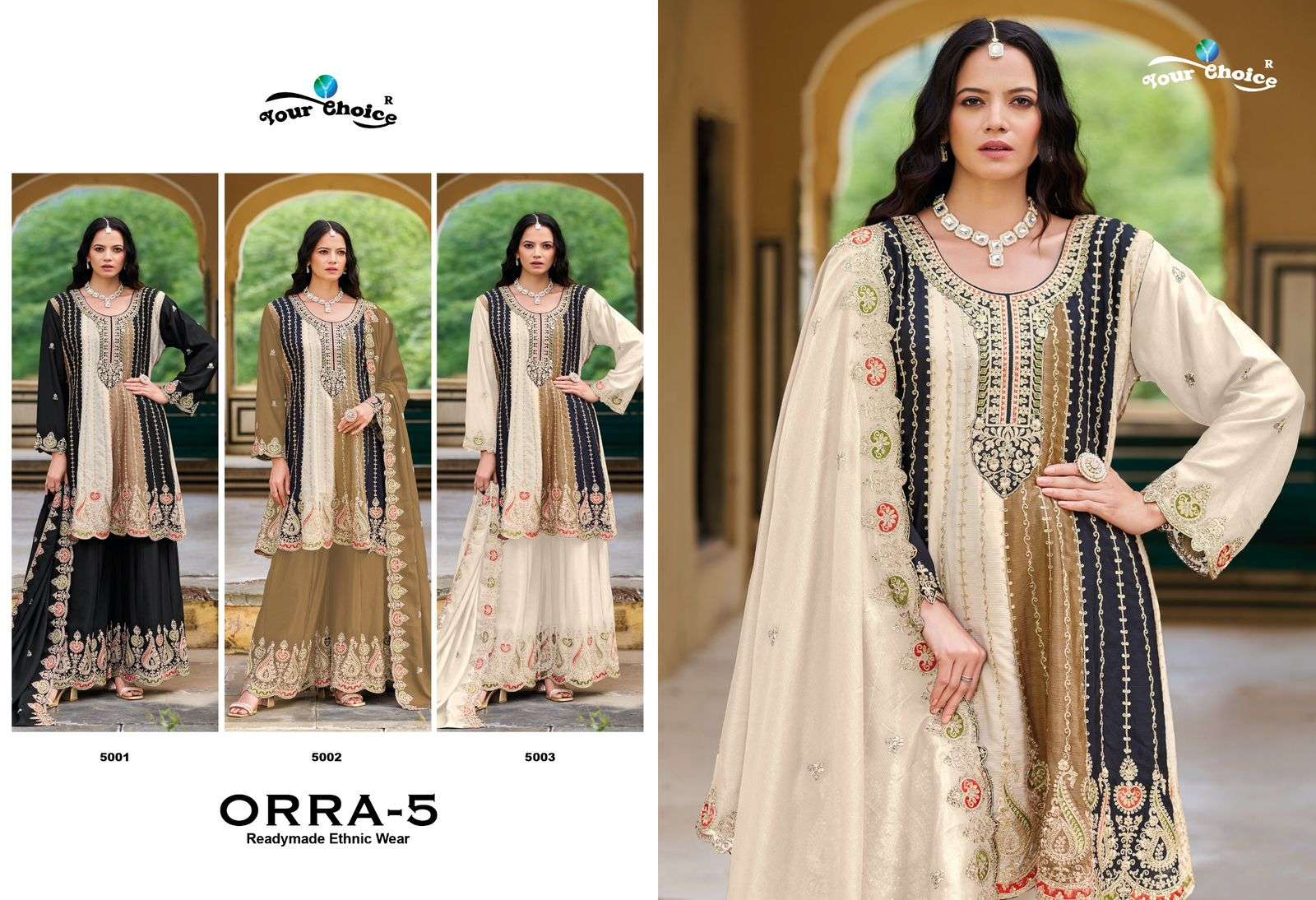 YOUR CHOICE ORRA VOL 5 HEAVY DESIGNER WEDDING WEAR SUIT