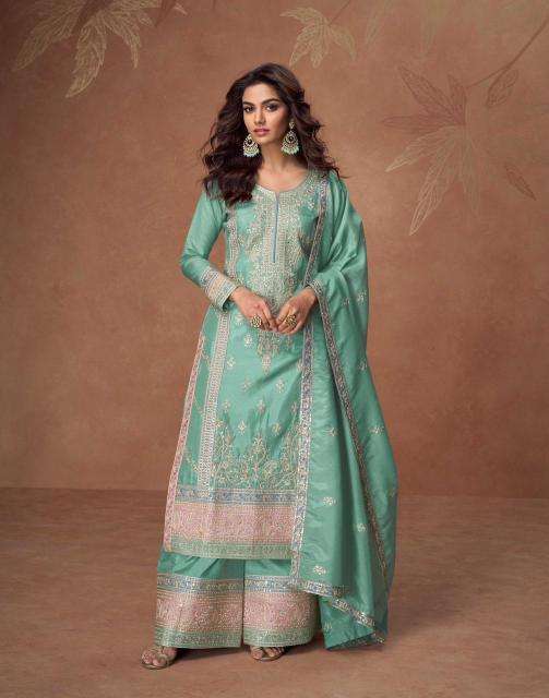 AASHIRWAD CREATION TASHI ORGANZA HEAVY DESIGNER LADIES SUIT
