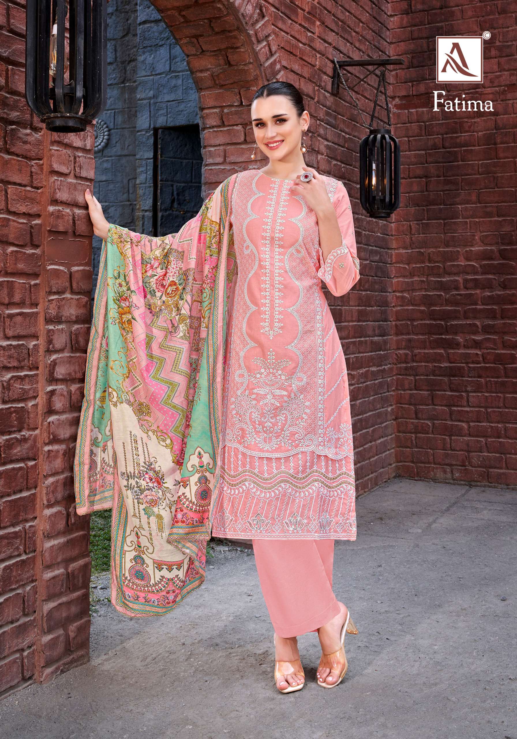 ALOK SUITS FATIMA LAWN COTTON FANCY WORK SUIT