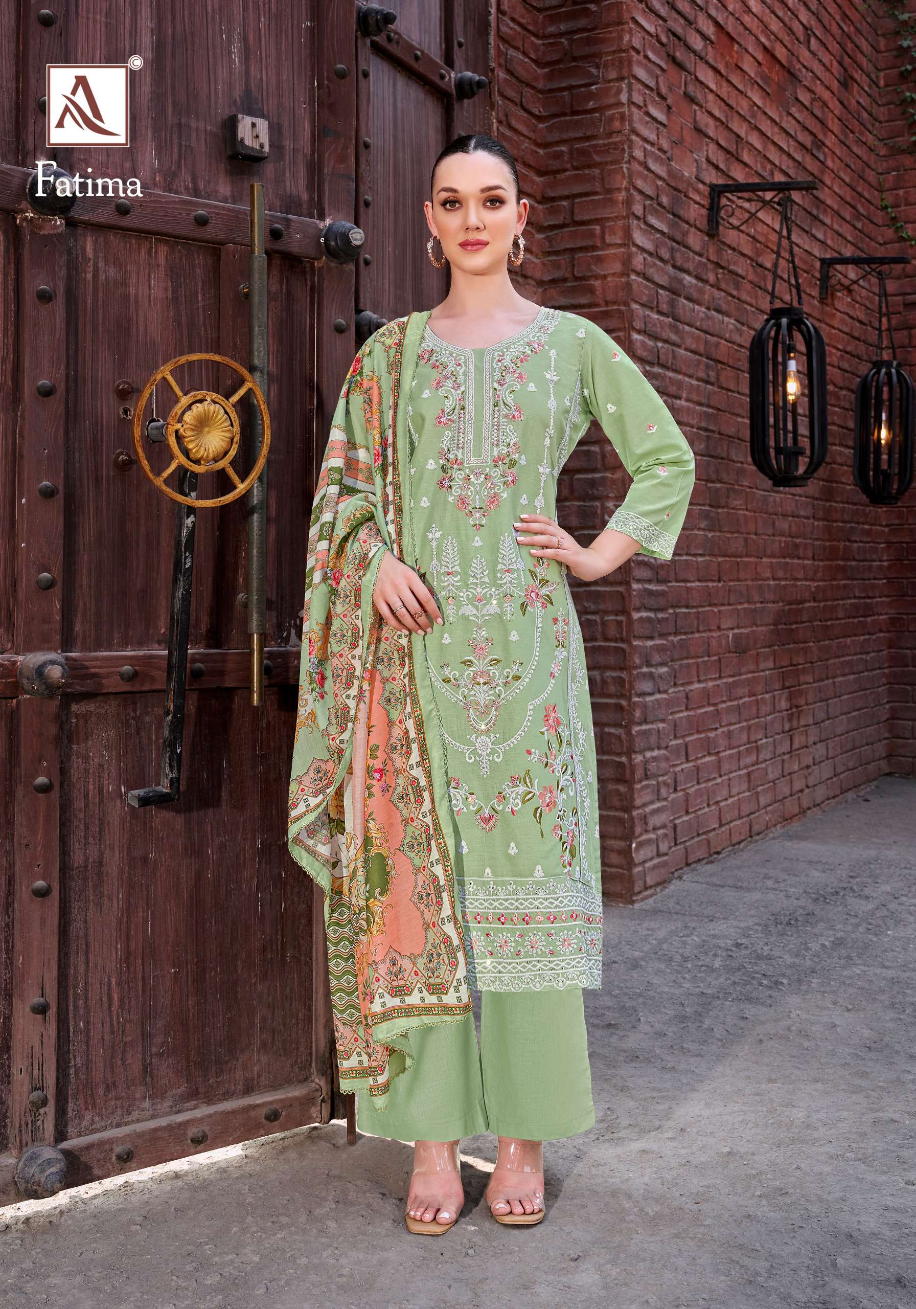 ALOK SUITS FATIMA LAWN COTTON FANCY WORK SUIT