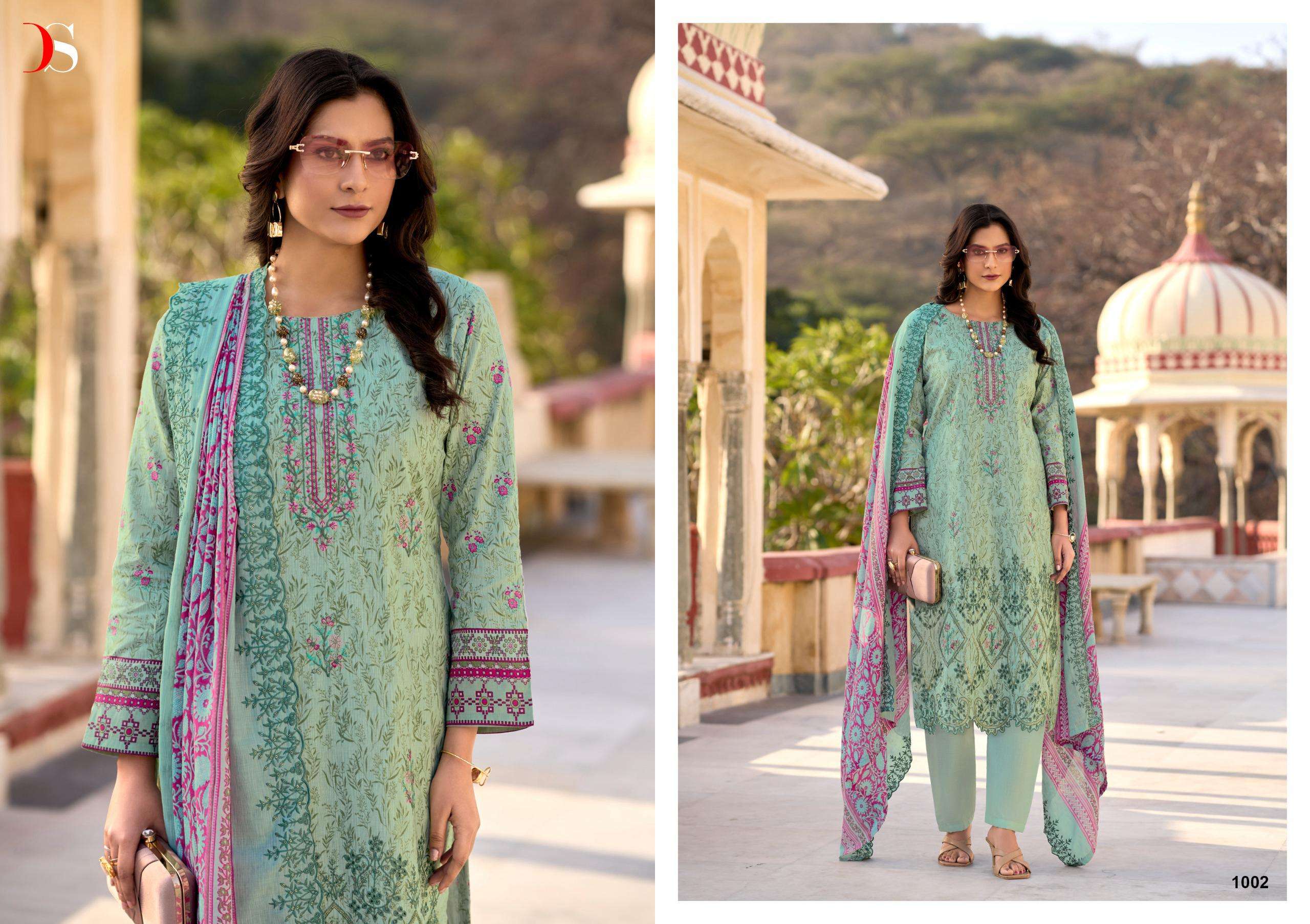DEEPSY SUITS BIN SAEED LAWN COLLECTION VOL 14 COTTON FANCY WORK PAKISTANI SUIT