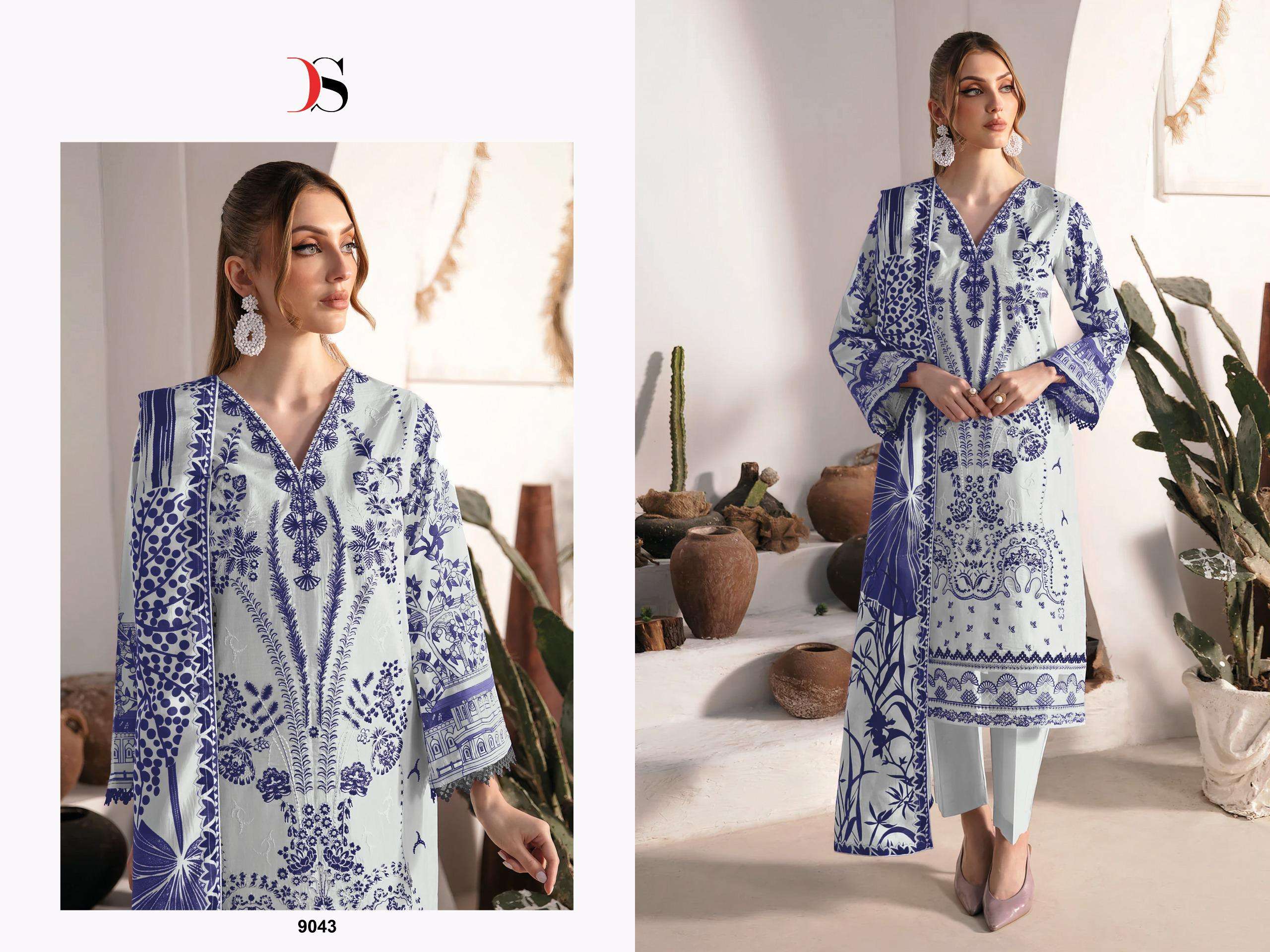 DEEPSY SUITS CHEVERON VOL 13 COTTON PATCH EMBROIDERY SALWAR KAMEEZ 