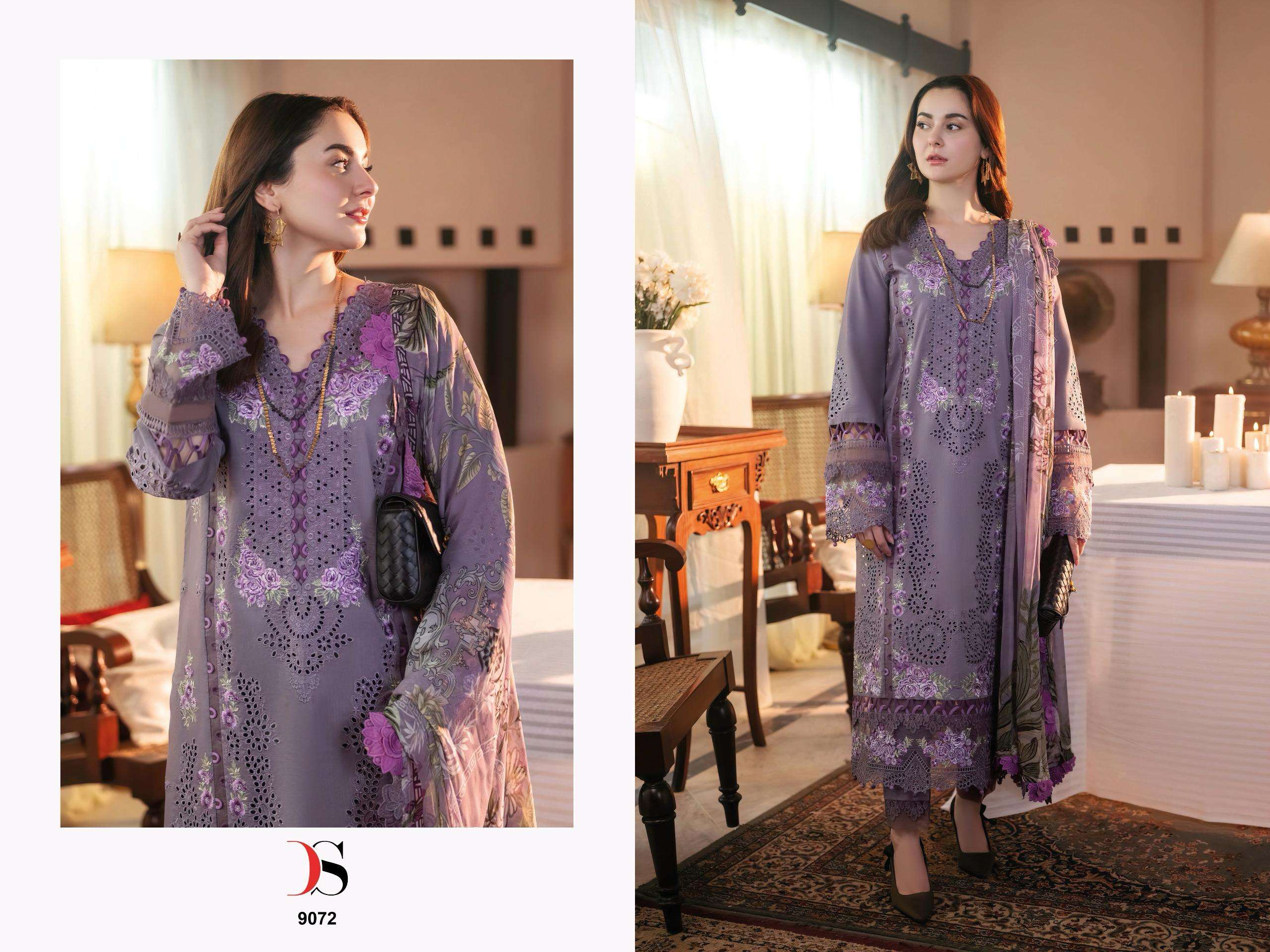 DEEPSY SUITS JADE OMBRE VOL 2 COTTON HEAVY EMBROIDERED PAKISTANI SUIT
