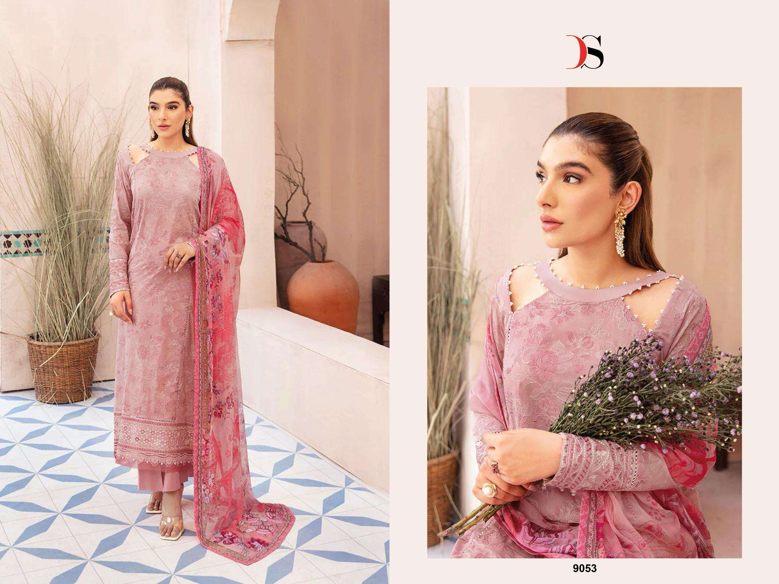DEEPSY SUITS RAMSHA LUXURY LAWN COTTON EMBROIDERY WORK SUIT