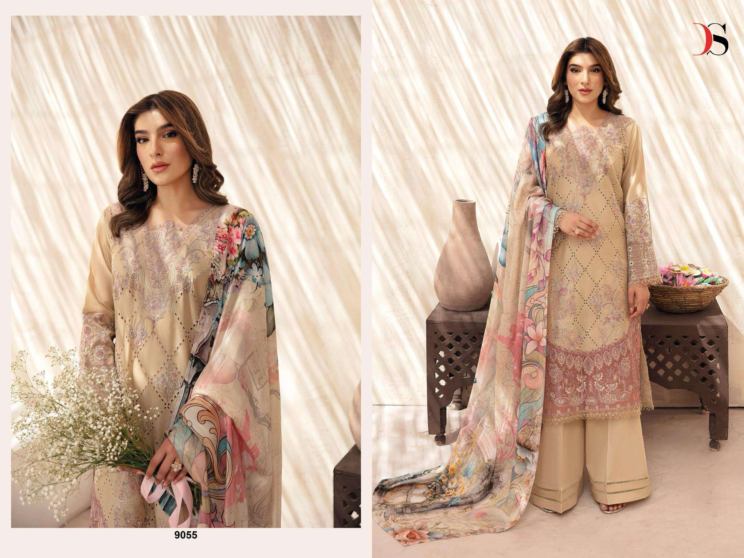 DEEPSY SUITS RAMSHA LUXURY LAWN COTTON EMBROIDERY WORK SUIT