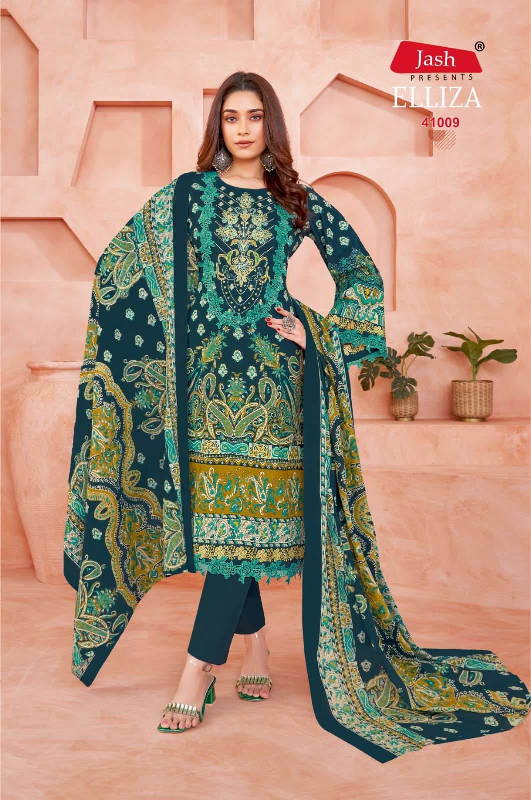 JASH ELLIZA VOL 41 COTTON DIGITAL PRINTS SALWAR SUIT