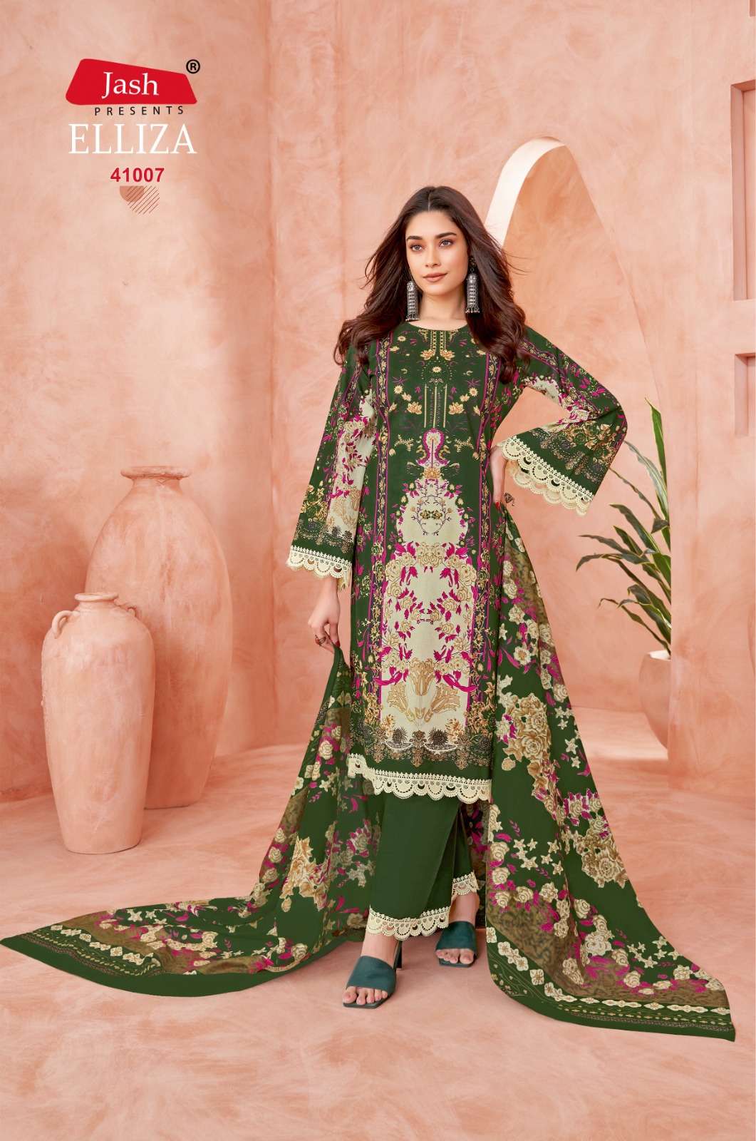 JASH ELLIZA VOL 41 COTTON DIGITAL PRINTS SALWAR SUIT