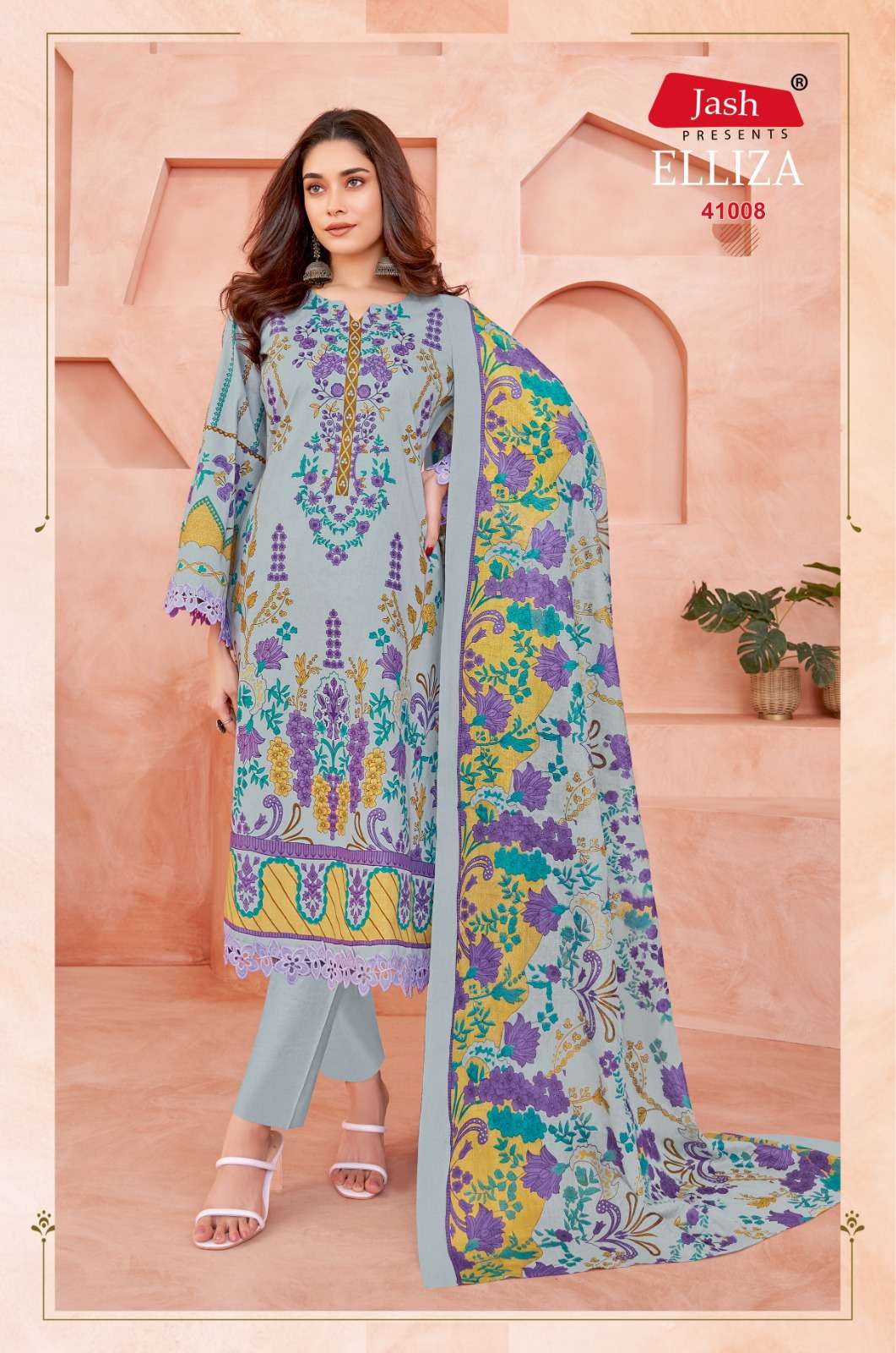 JASH ELLIZA VOL 41 COTTON DIGITAL PRINTS SALWAR SUIT