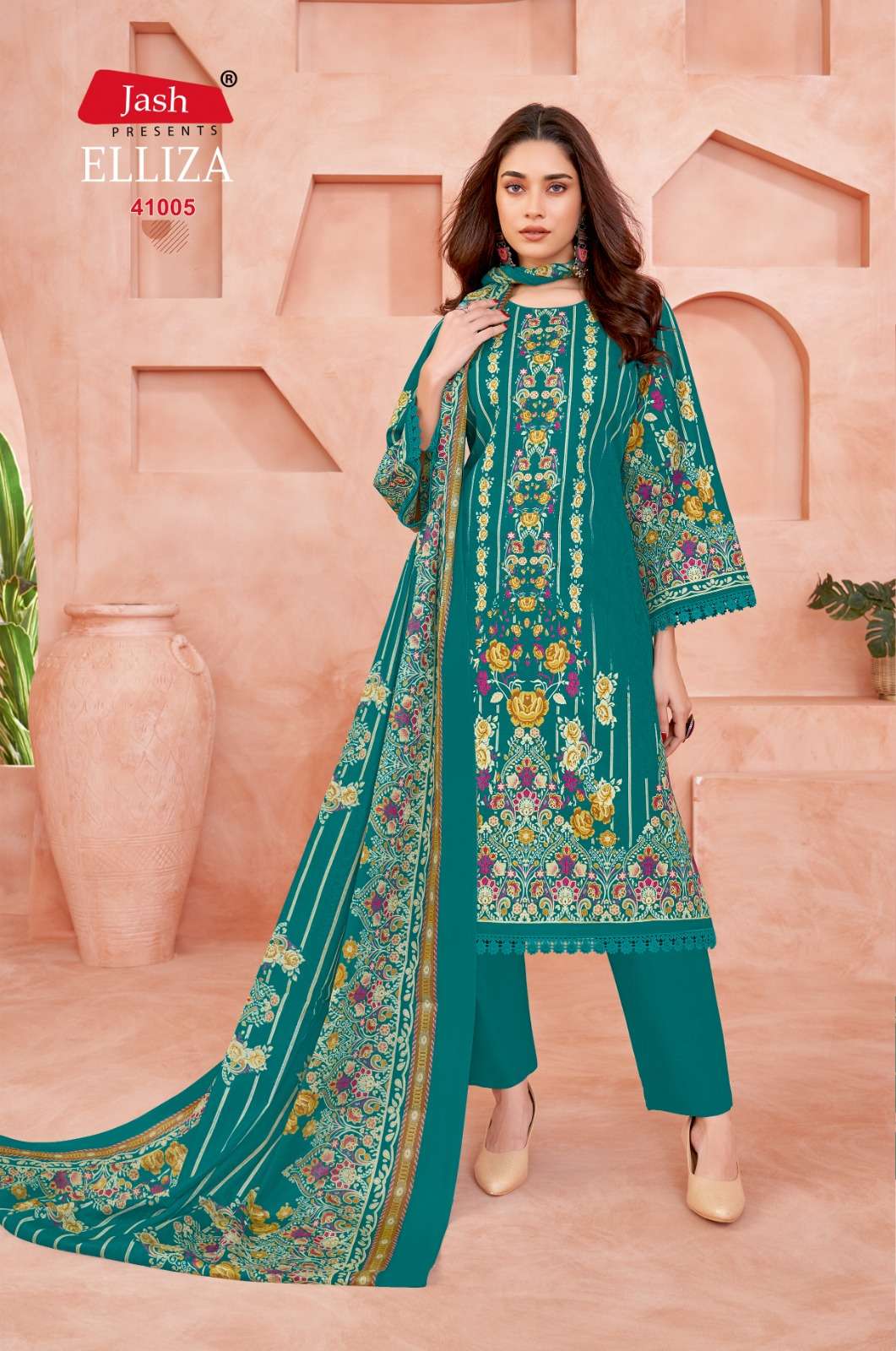 JASH ELLIZA VOL 41 COTTON DIGITAL PRINTS SALWAR SUIT