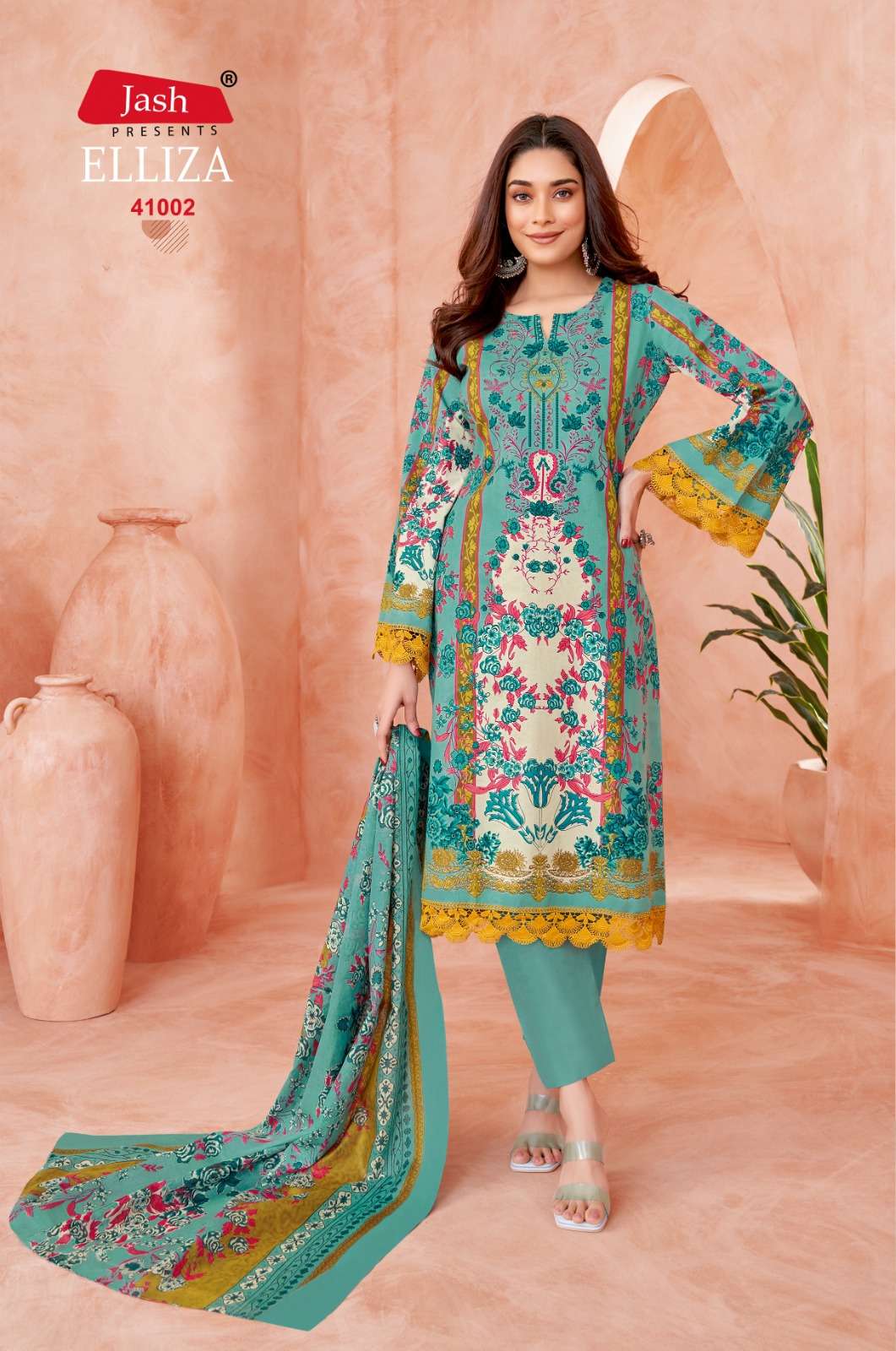 JASH ELLIZA VOL 41 COTTON DIGITAL PRINTS SALWAR SUIT