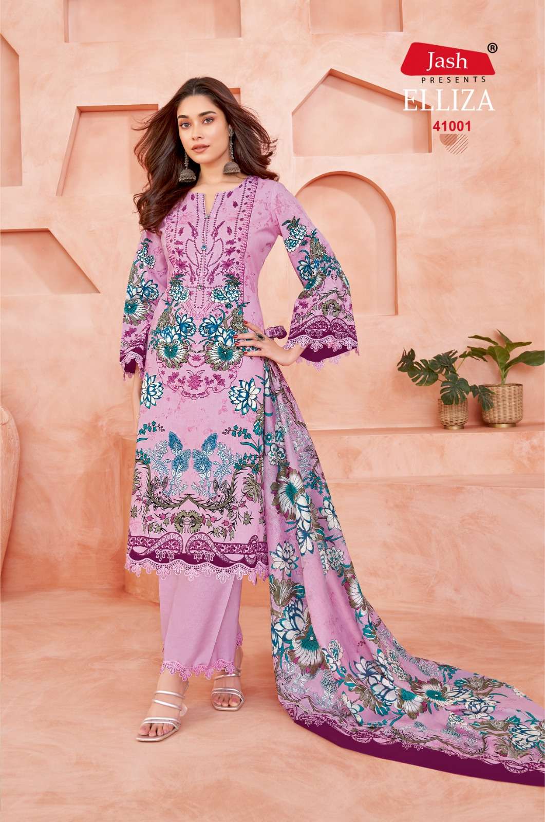 JASH ELLIZA VOL 41 COTTON DIGITAL PRINTS SALWAR SUIT