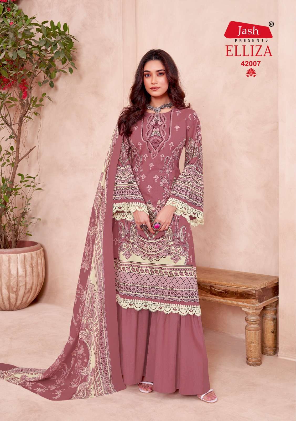 JASH ELLIZA VOL 42 COTTON DIGITAL STYLE PRINT SUIT