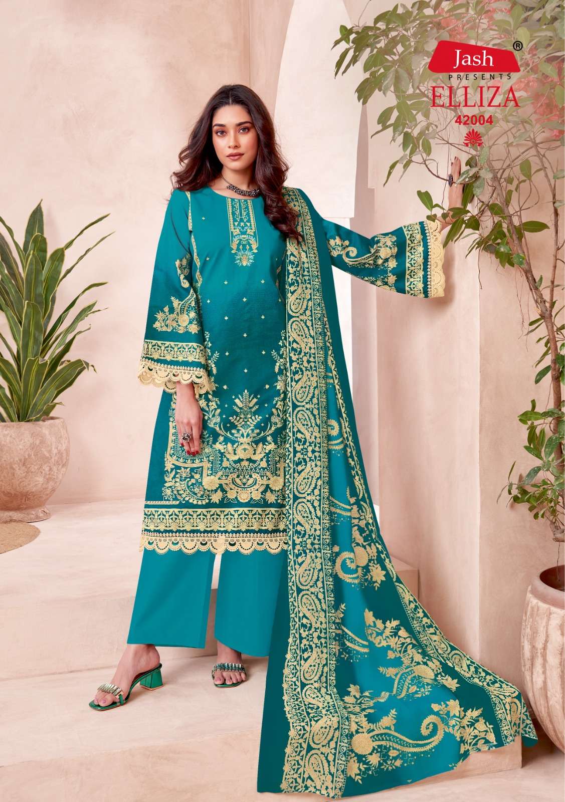JASH ELLIZA VOL 42 COTTON DIGITAL STYLE PRINT SUIT