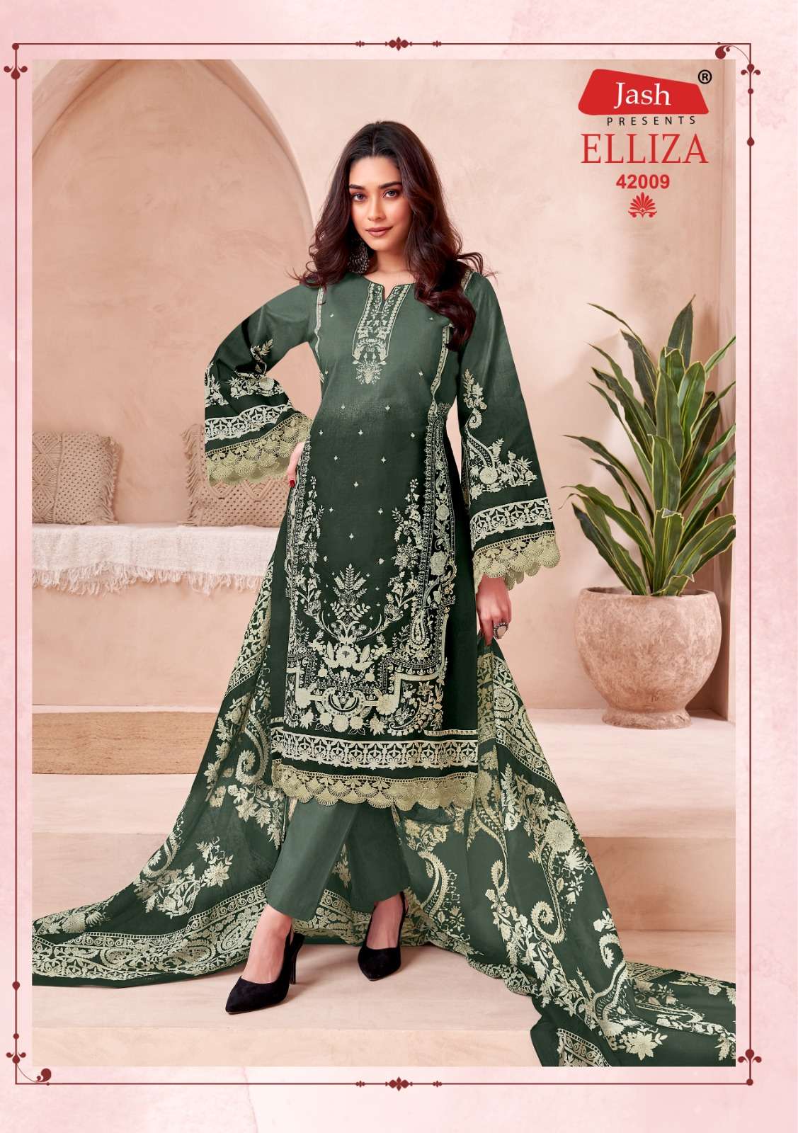 JASH ELLIZA VOL 42 COTTON DIGITAL STYLE PRINT SUIT