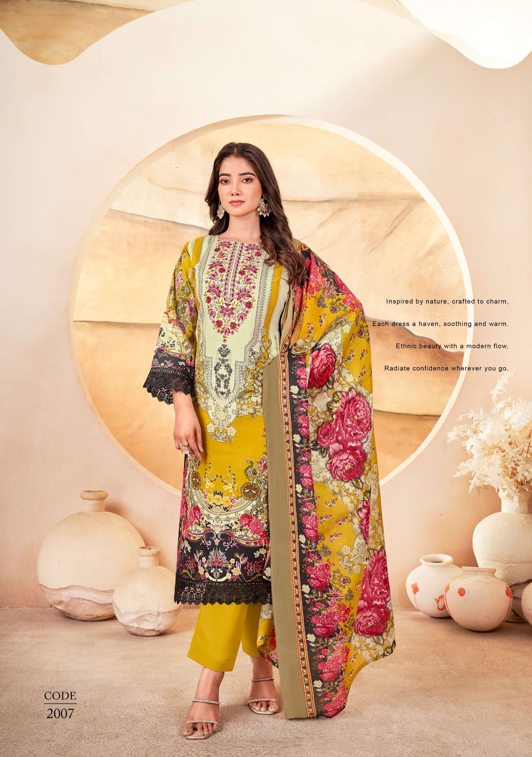 JASH QURBAT VOL 2 COTTON DIGITAL PRINTS SALWAR SUIT