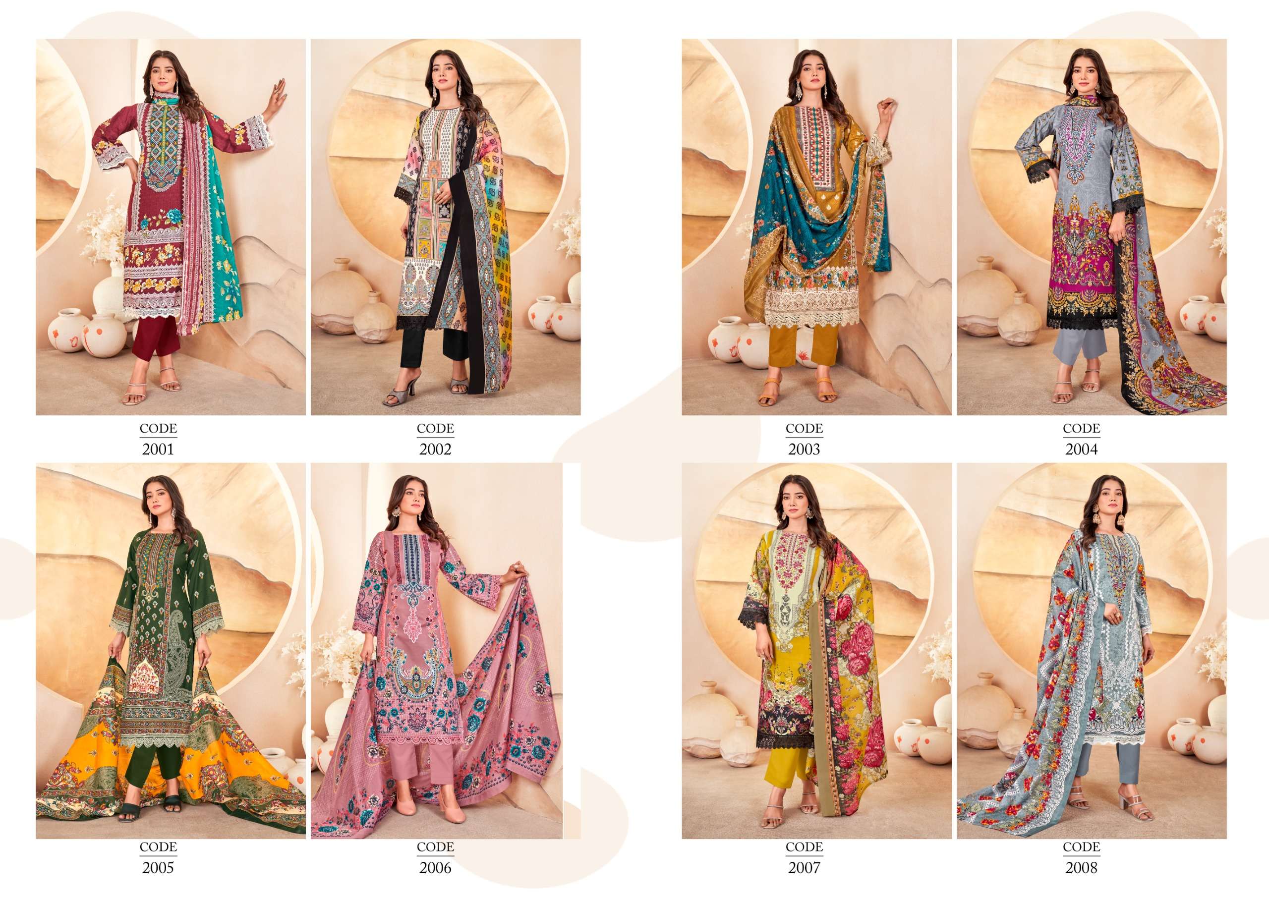 JASH QURBAT VOL 2 COTTON DIGITAL PRINTS SALWAR SUIT