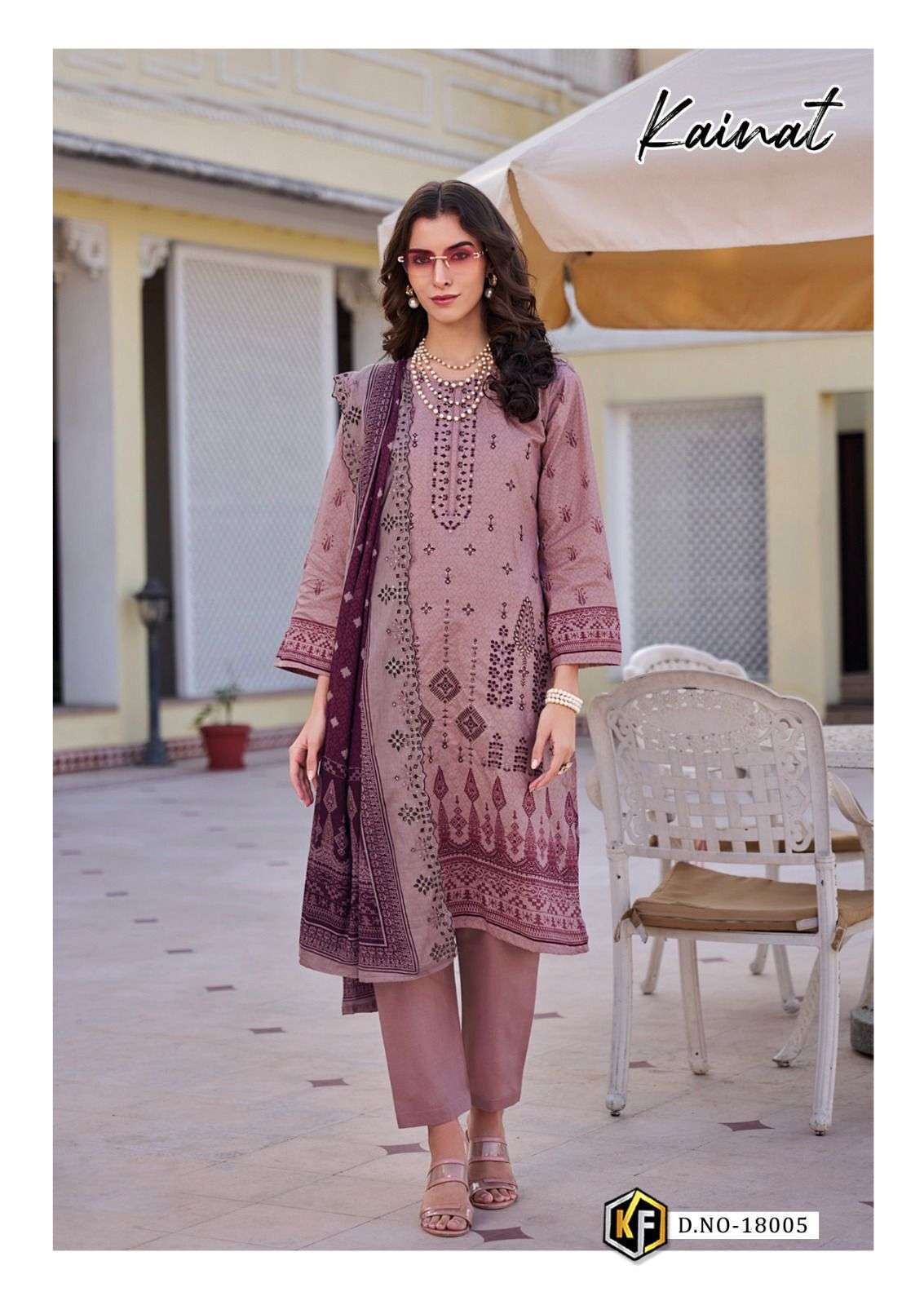 KEVAL FAB KAINAT VOL 18 LAWN COTTON DIGITAL PRINT SALWAR SUIT