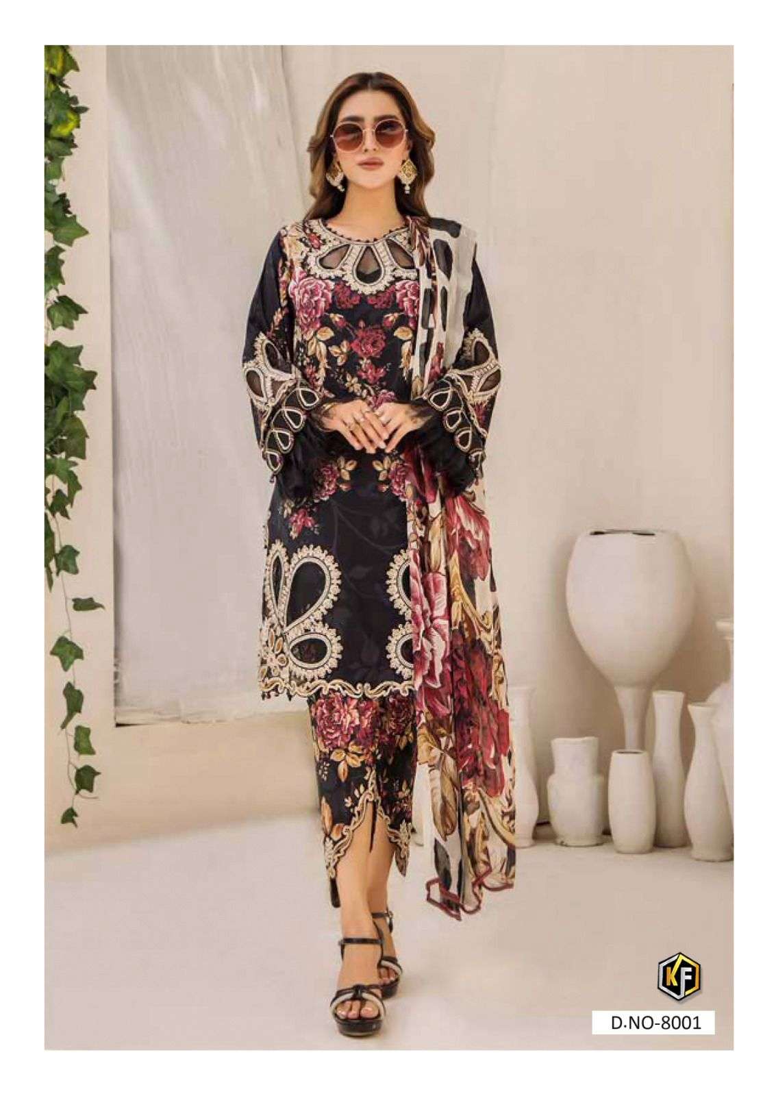 KEVAL FAB RANGREZ VOL 8 COTTON DIGITAL PRINTS SALWAR SUIT