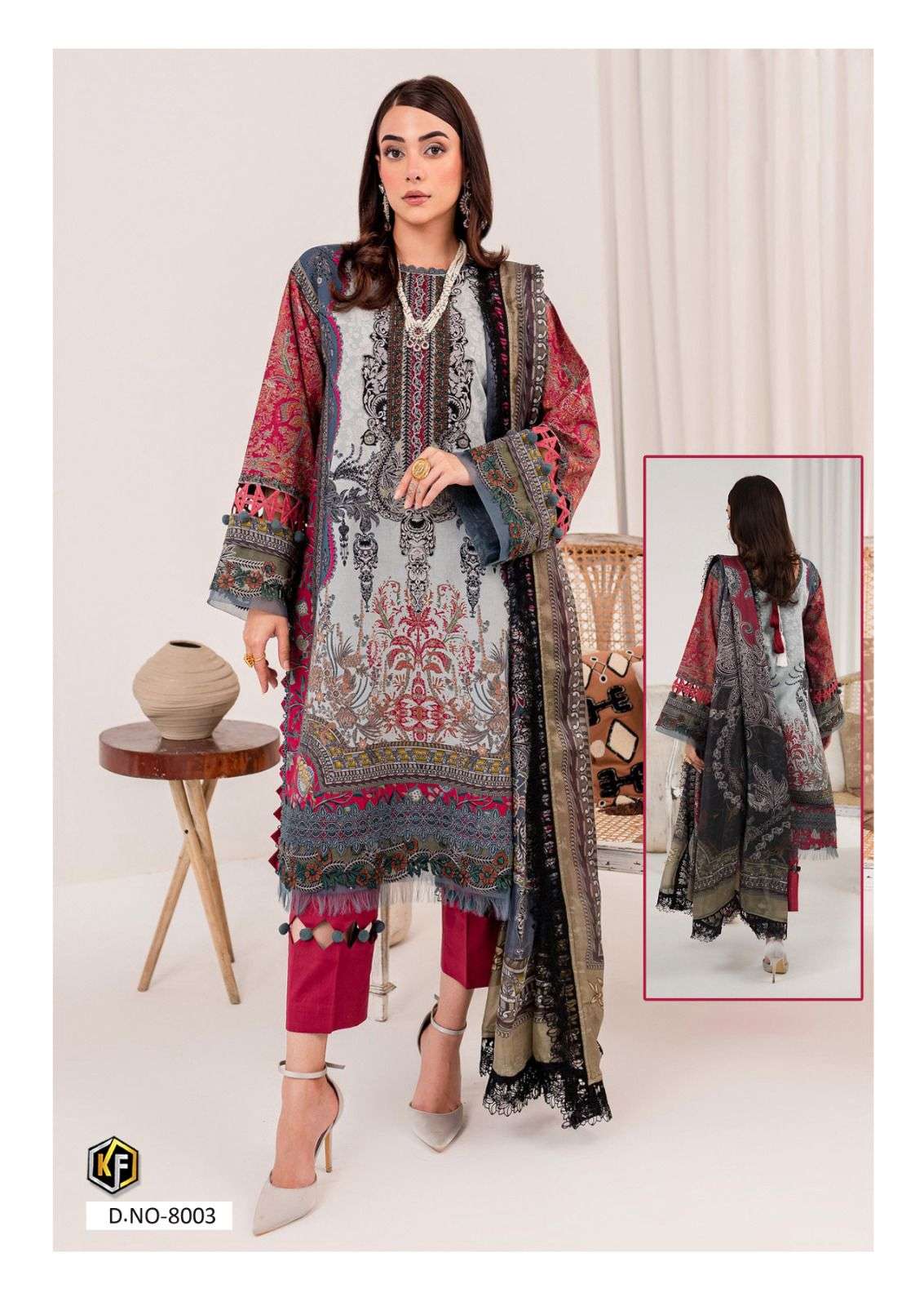 KEVAL FAB RANGREZ VOL 8 COTTON DIGITAL PRINTS SALWAR SUIT