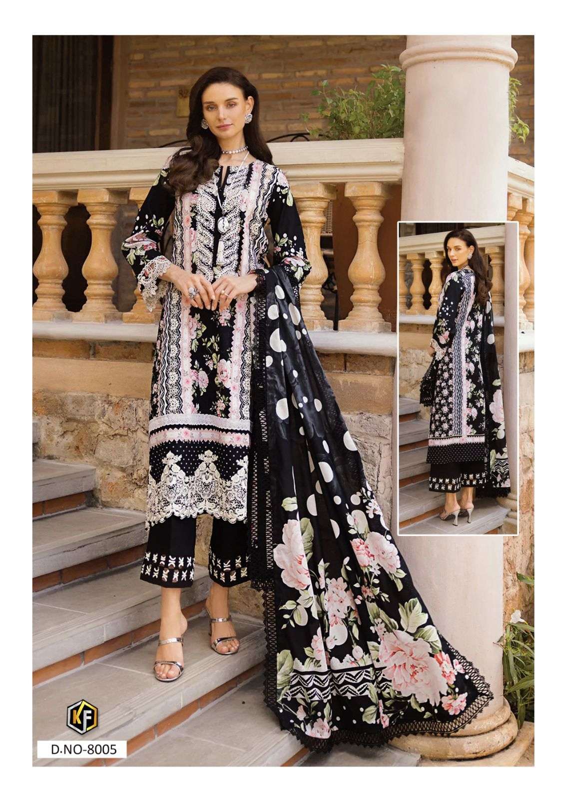 KEVAL FAB RANGREZ VOL 8 COTTON DIGITAL PRINTS SALWAR SUIT