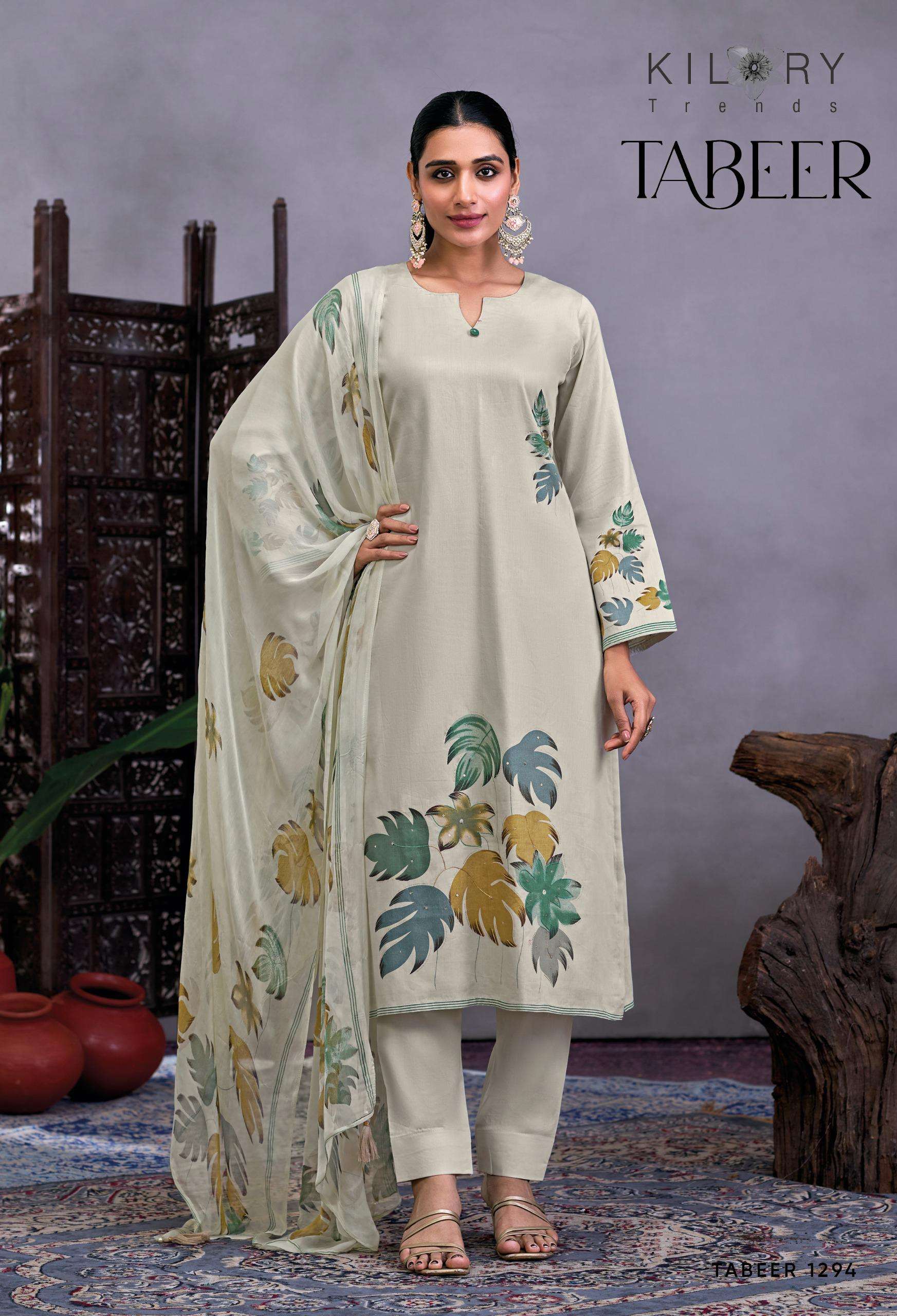 KILORY TRENDS TABEER JAM COTTON DIGITAL PRINTS WITH FANCY WORK SUIT