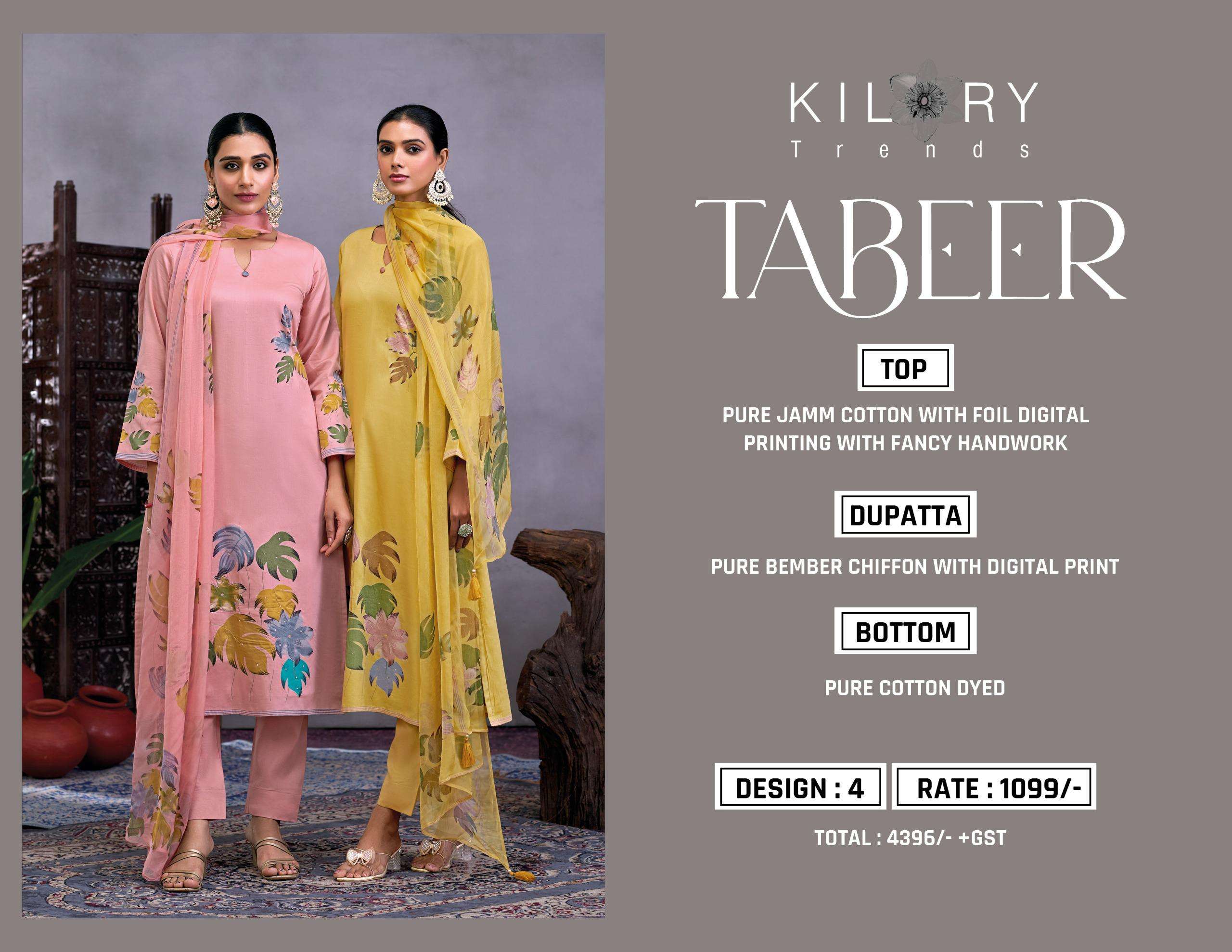KILORY TRENDS TABEER JAM COTTON DIGITAL PRINTS WITH FANCY WORK SUIT