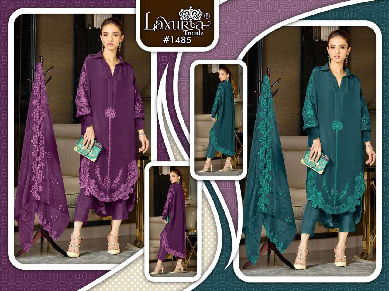 LAXURIA TRENDZ D NO 1485 GORGEOUS DESIGNER LOOK SUIT