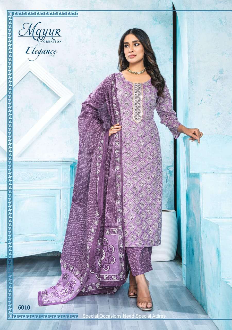 MAYUR CREATION ELEGANCE VOL 6 COTTON PRINTED SALWAR SUIT