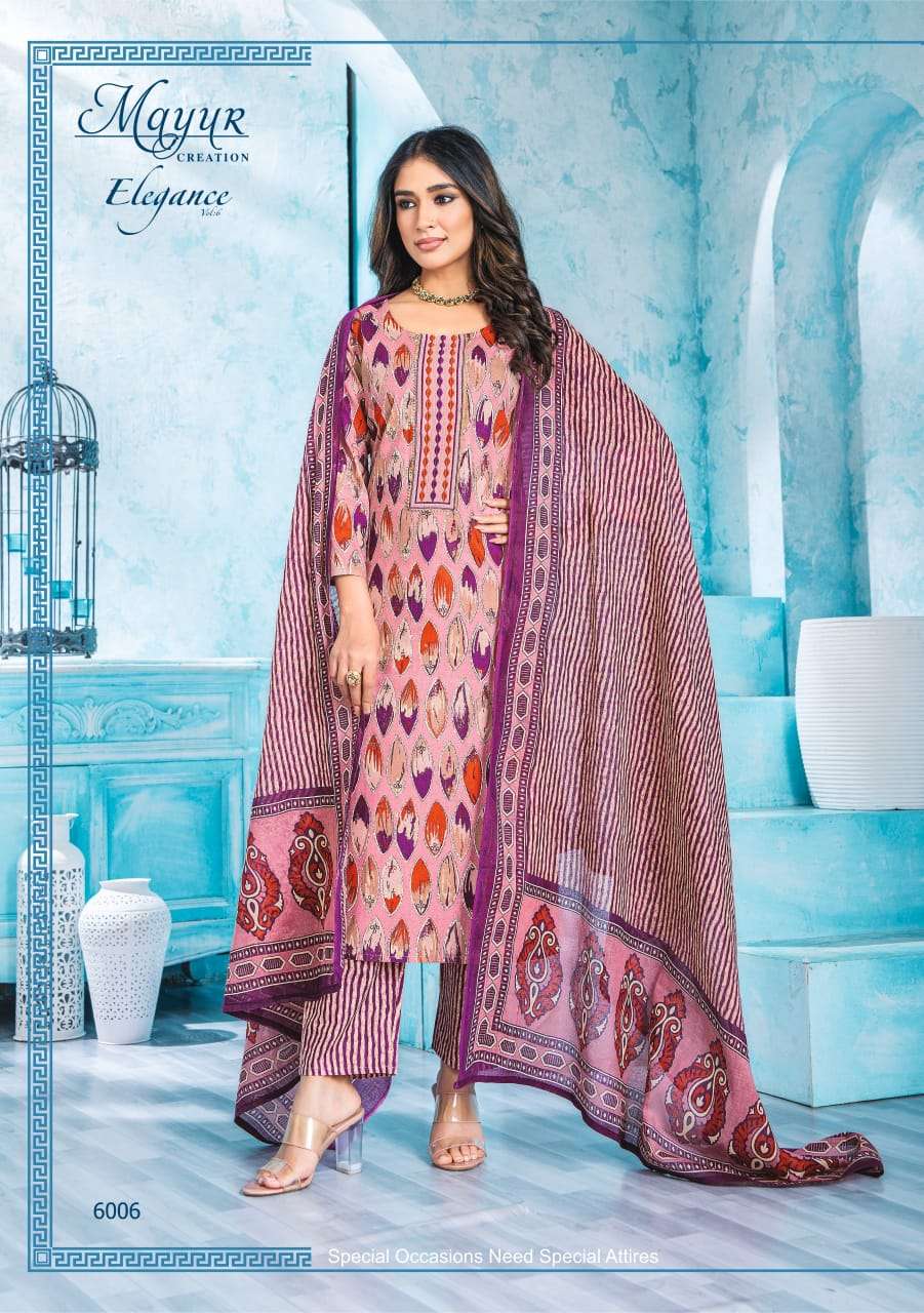 MAYUR CREATION ELEGANCE VOL 6 COTTON PRINTED SALWAR SUIT
